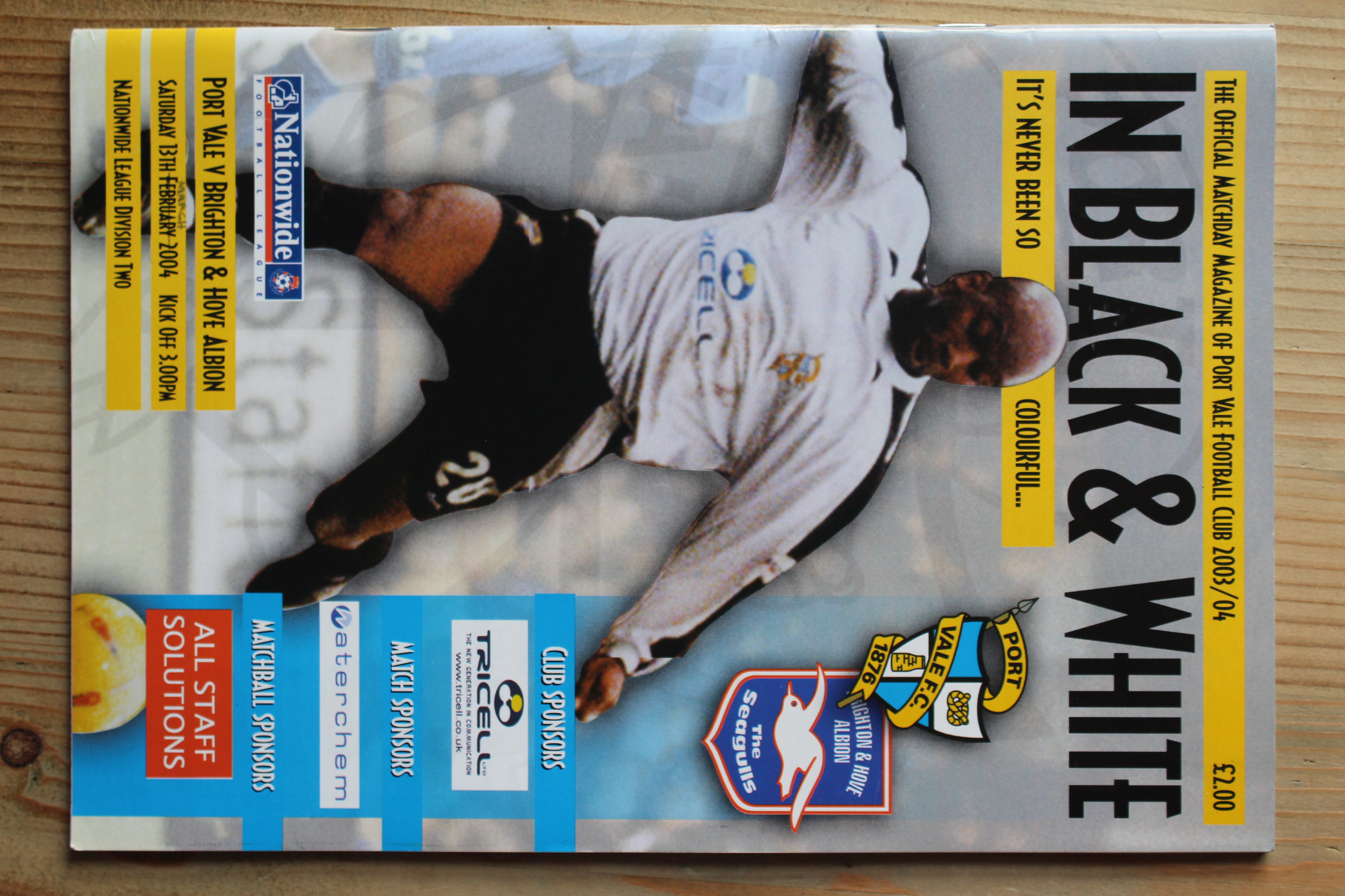 Port Vale FC v Brighton & Hove Albion FC