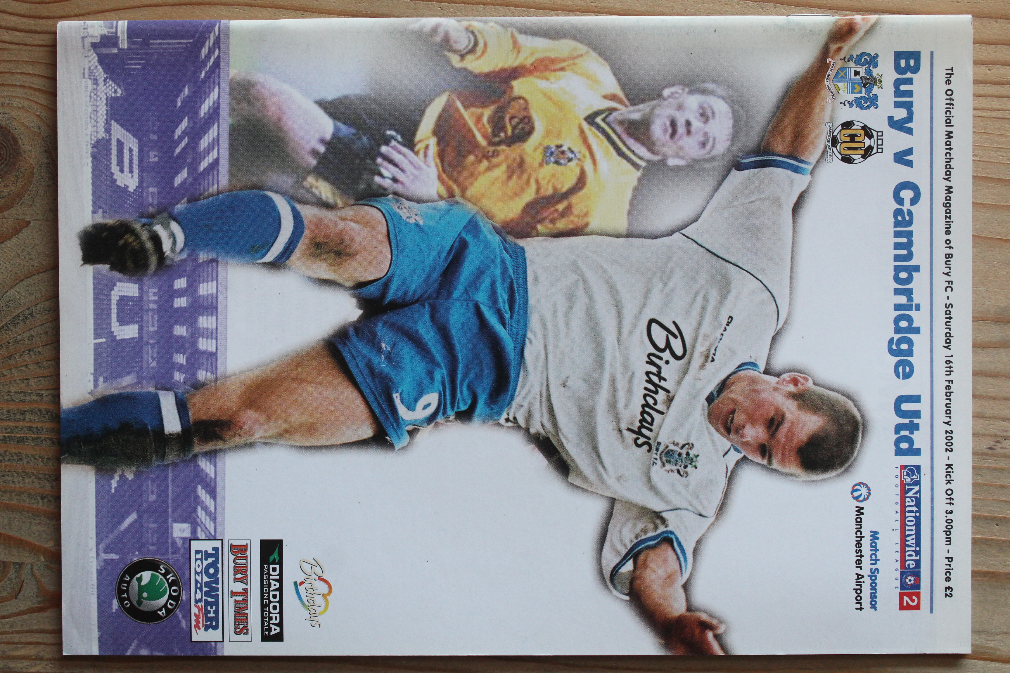 Bury FC v Cambridge United FC