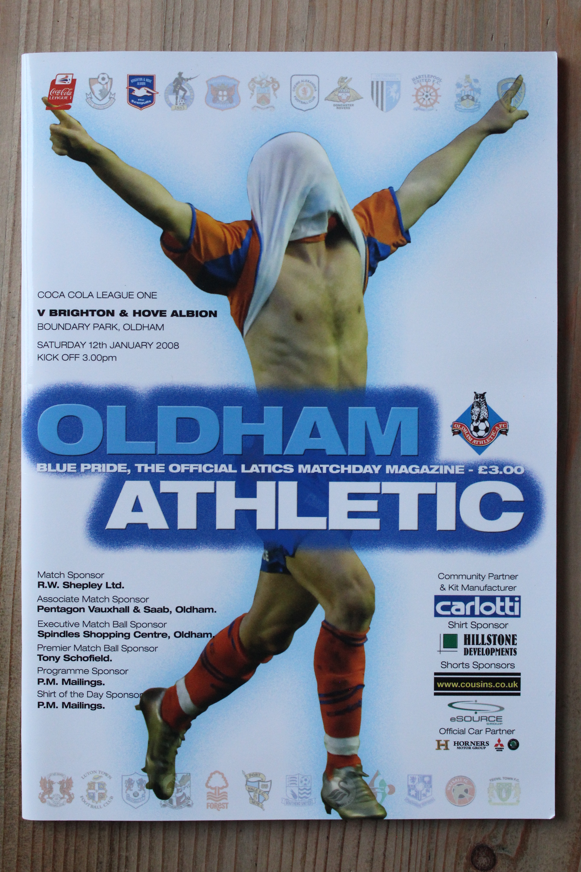 Oldham Athletic FC v Brighton & Hove Albion FC