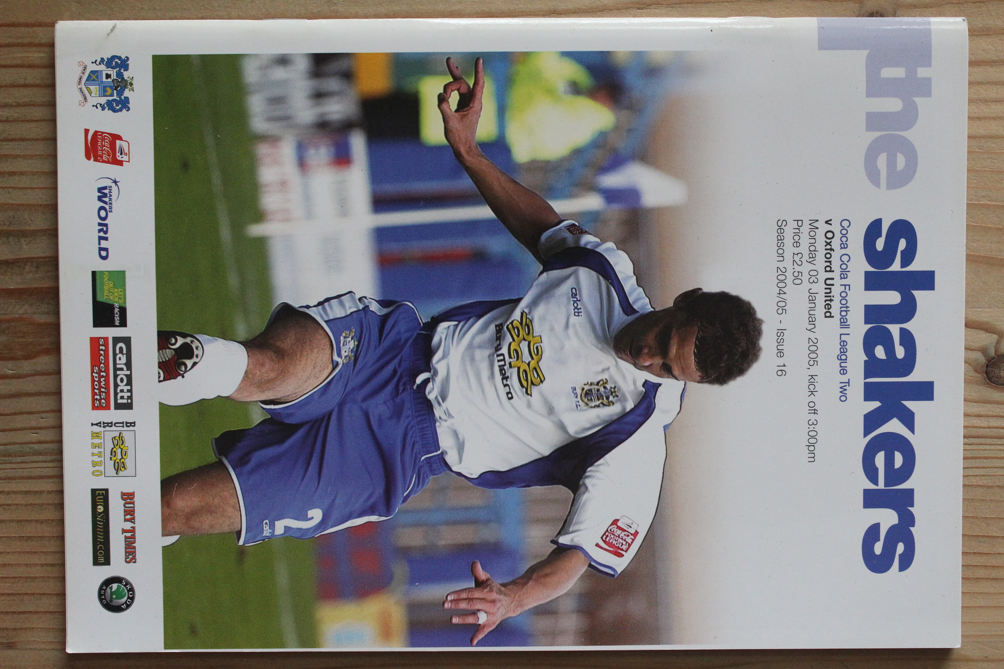 Bury FC v Oxford United FC