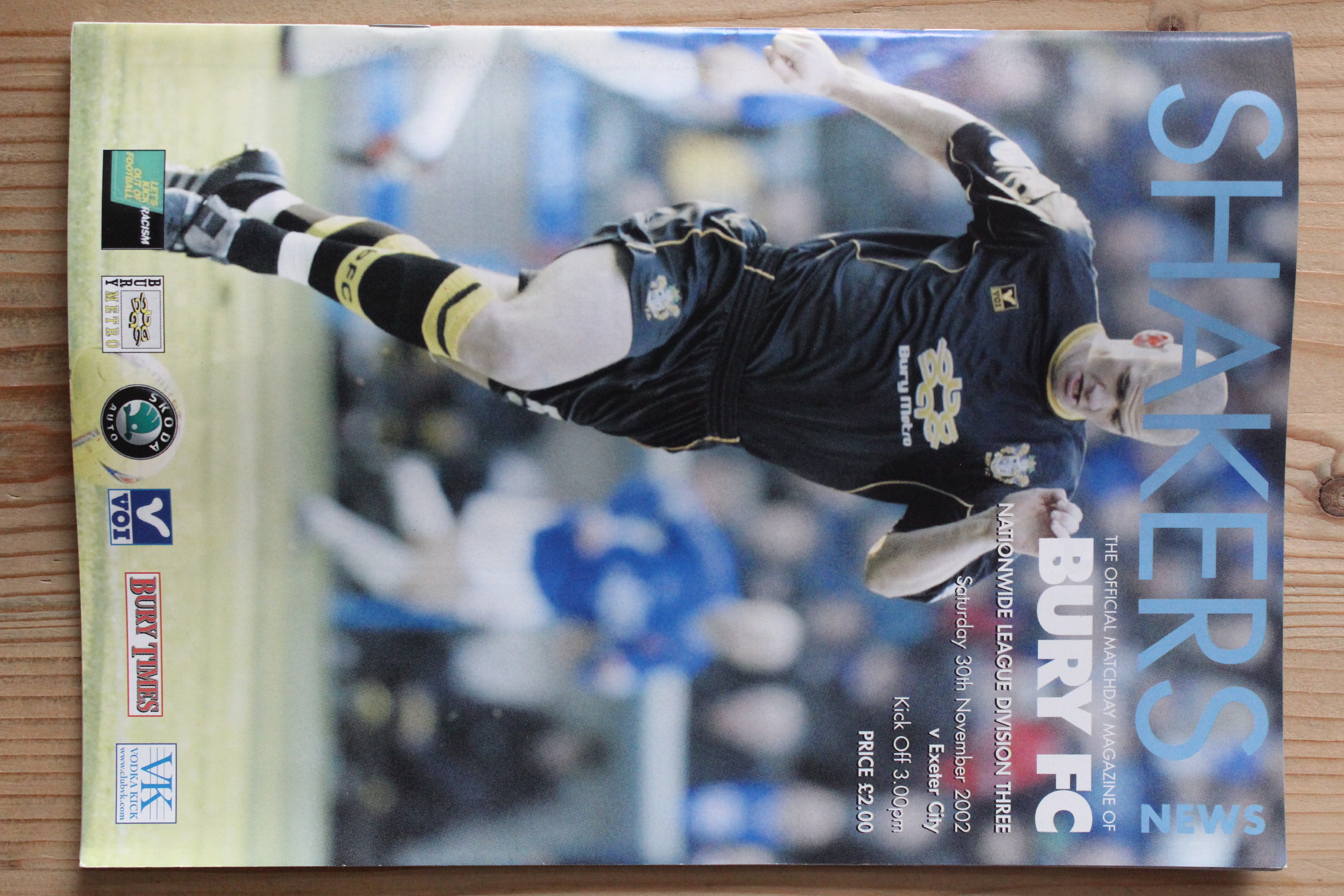 Bury FC v Exeter City FC