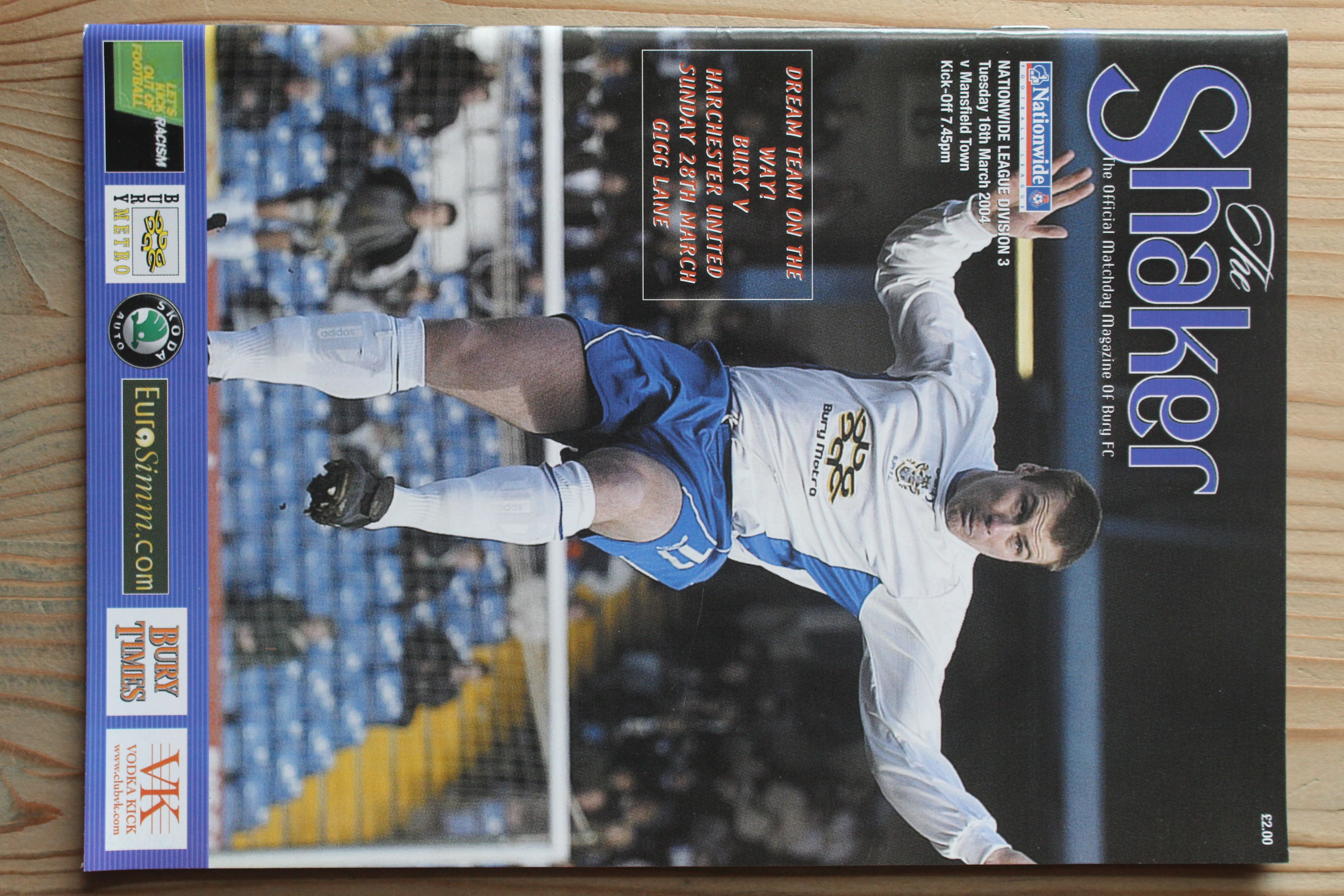 Bury FC v Mansfield Town FC