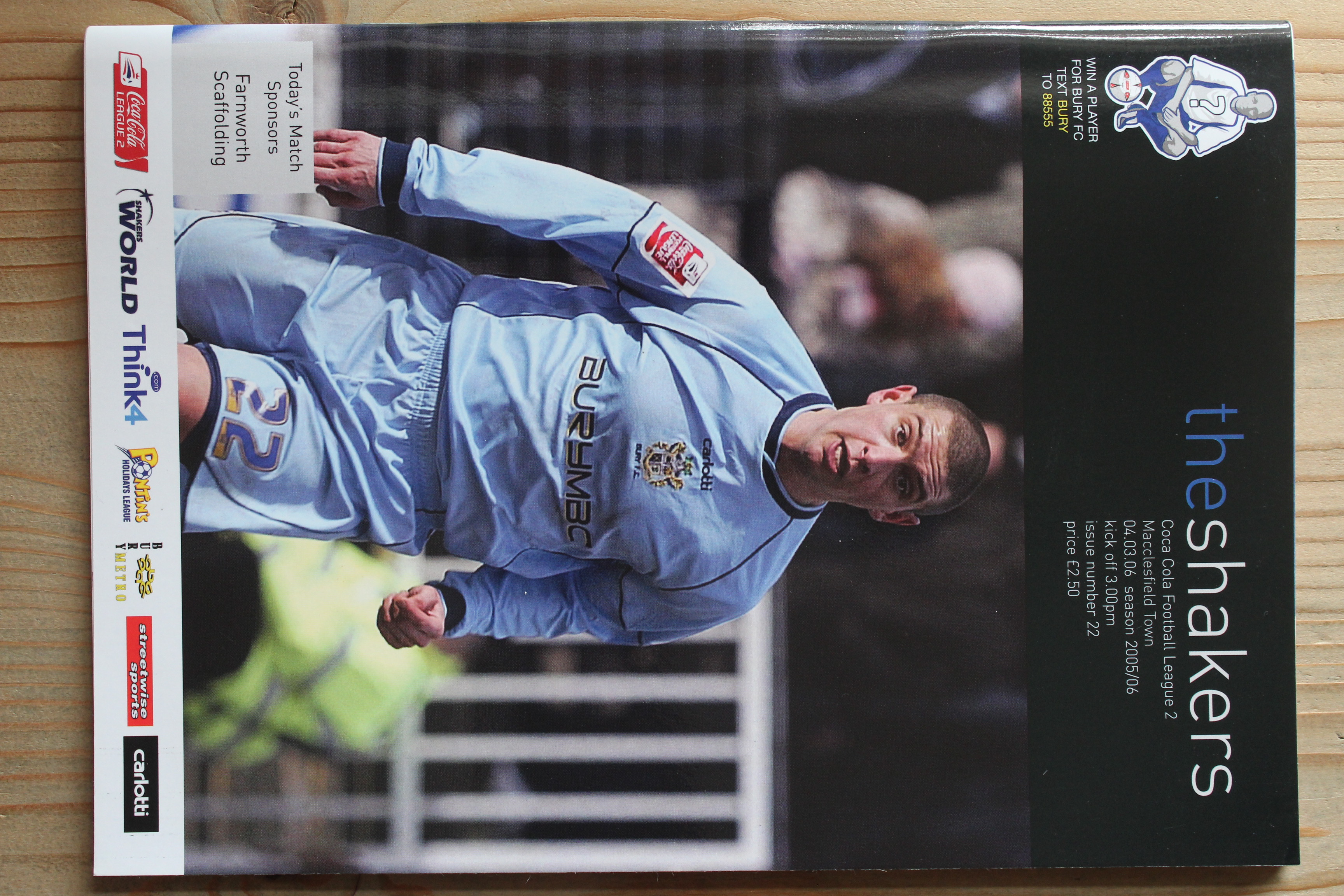 Bury FC v Macclesfield Town FC