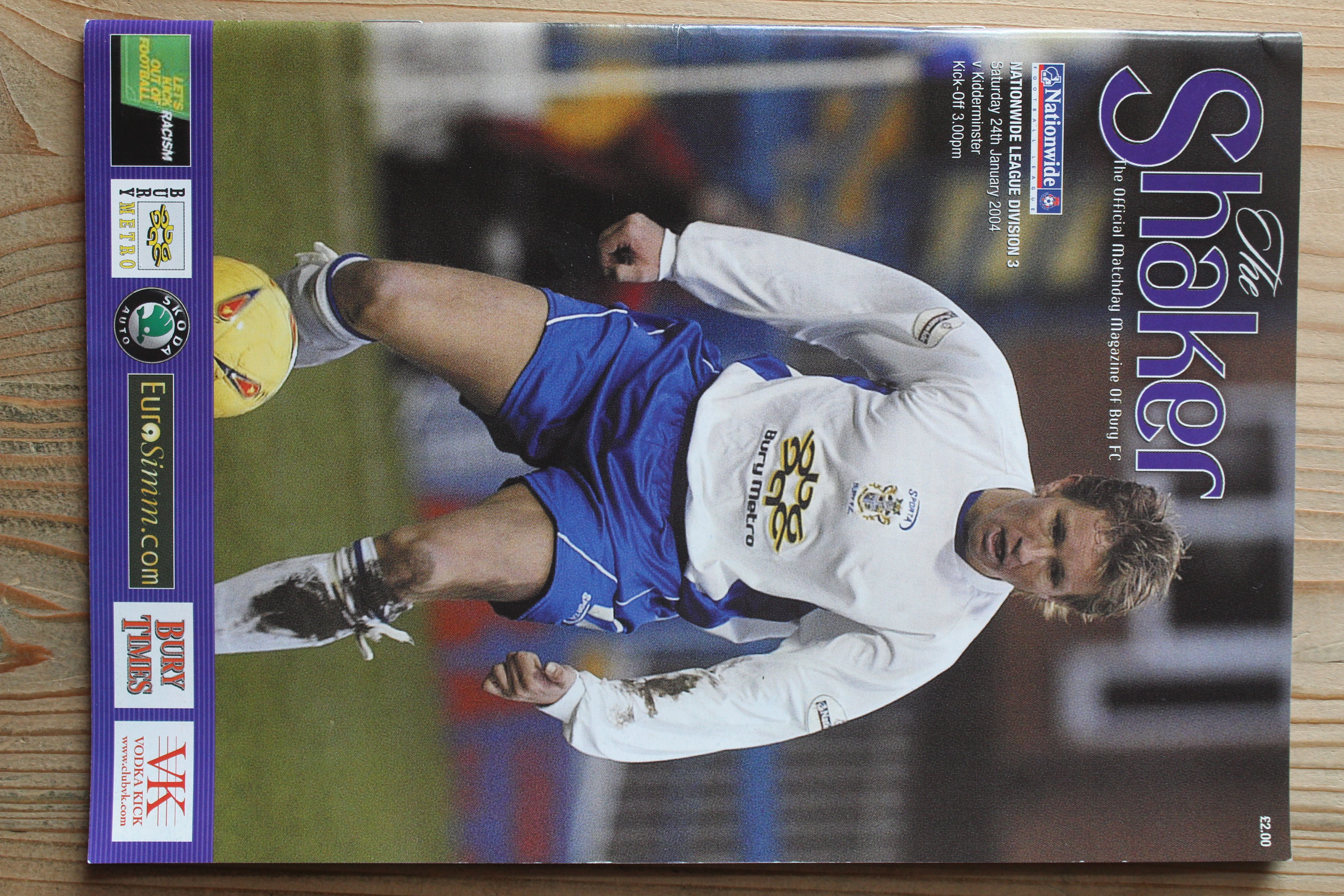 Bury FC v Kidderminister Harriers