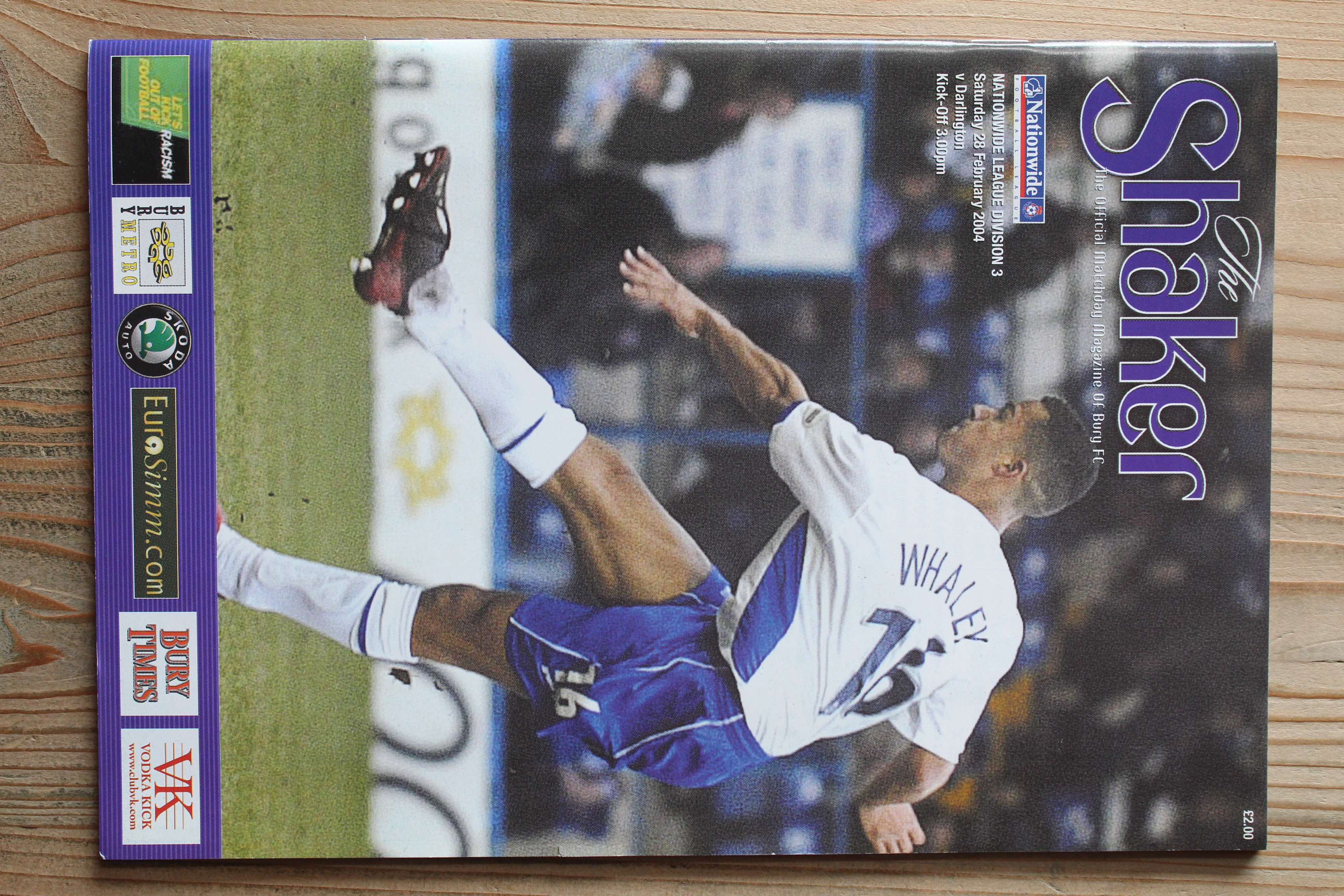 Bury FC v Darlington FC