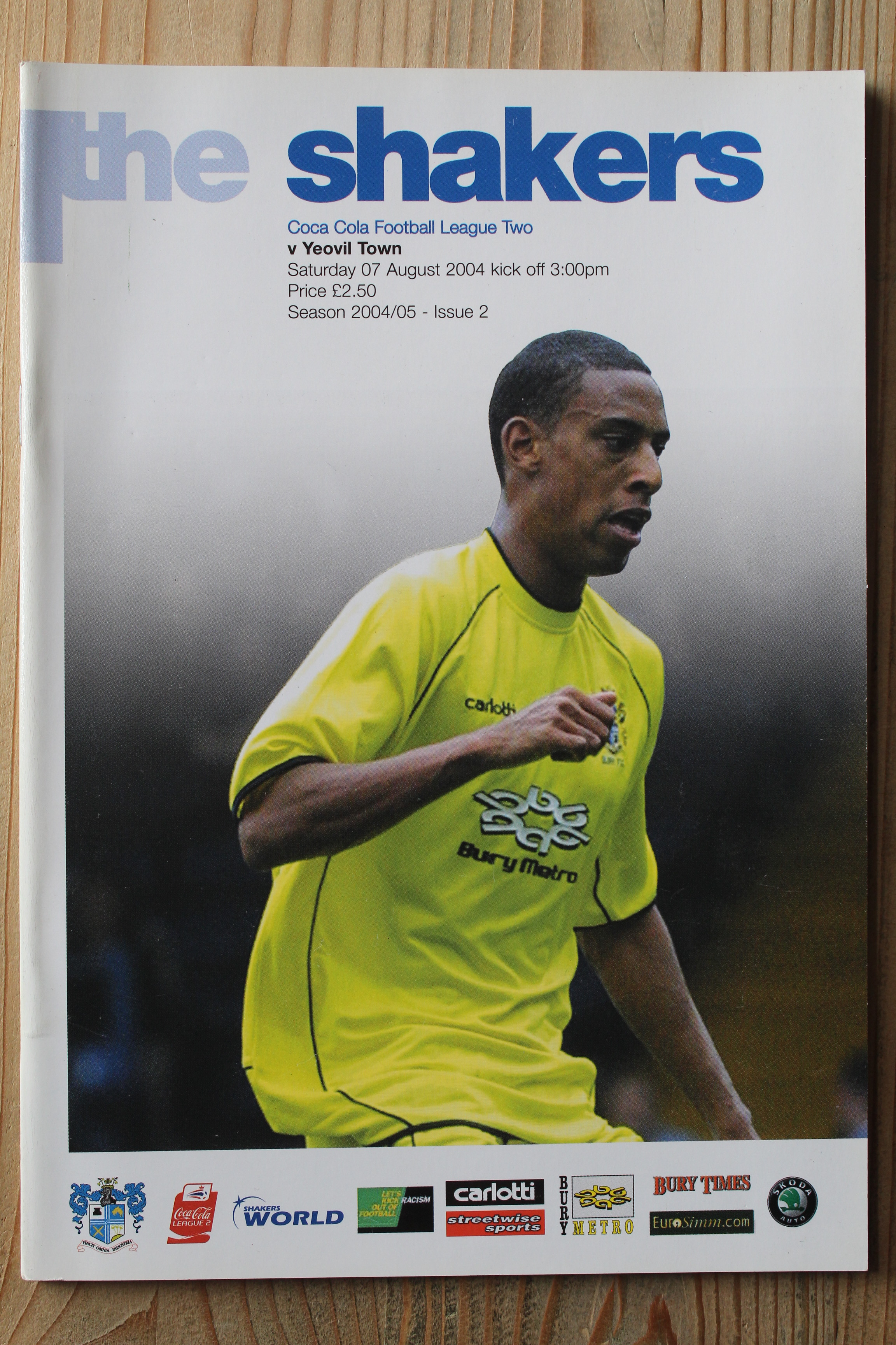 Bury FC v Yeovil Town FC