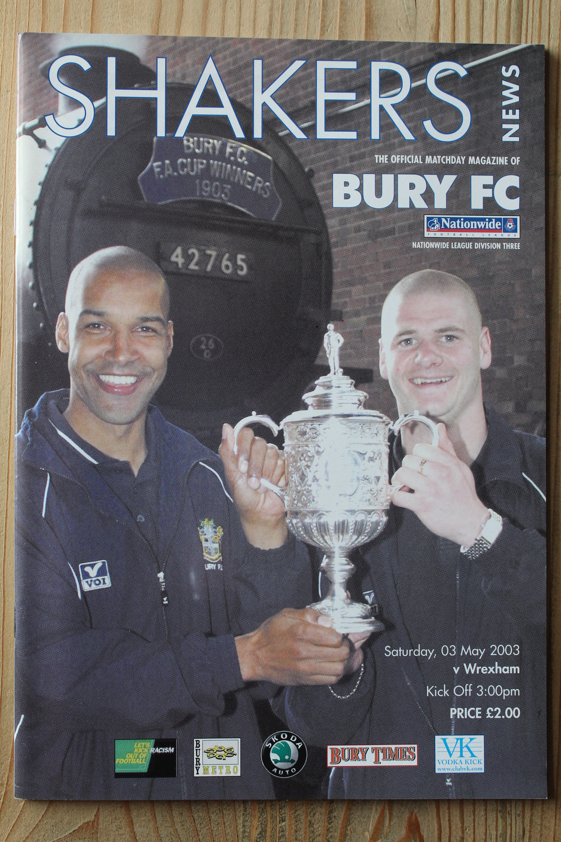 Bury FC v Wrexham FC