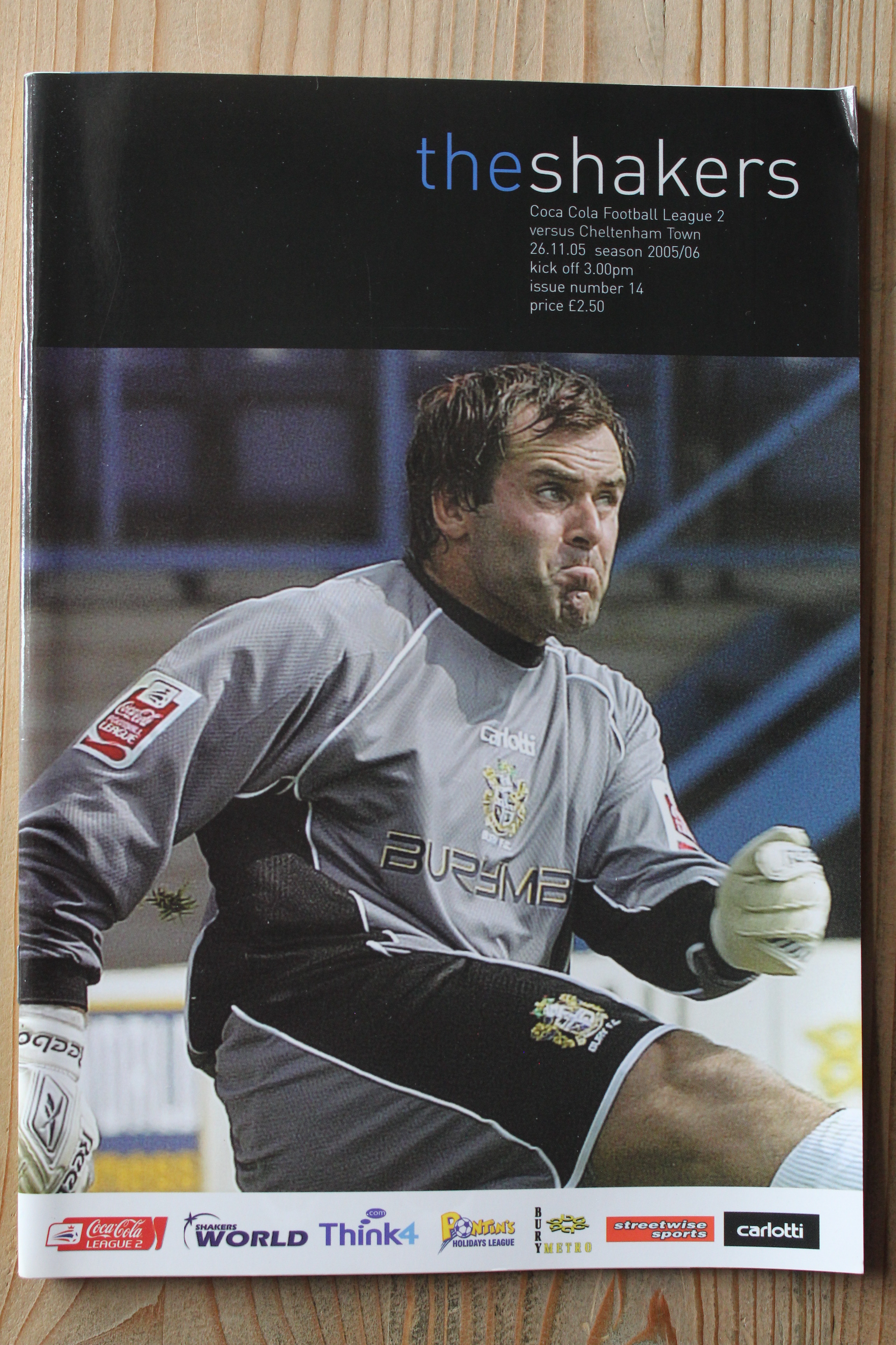 Bury FC v Cheltenham Town FC