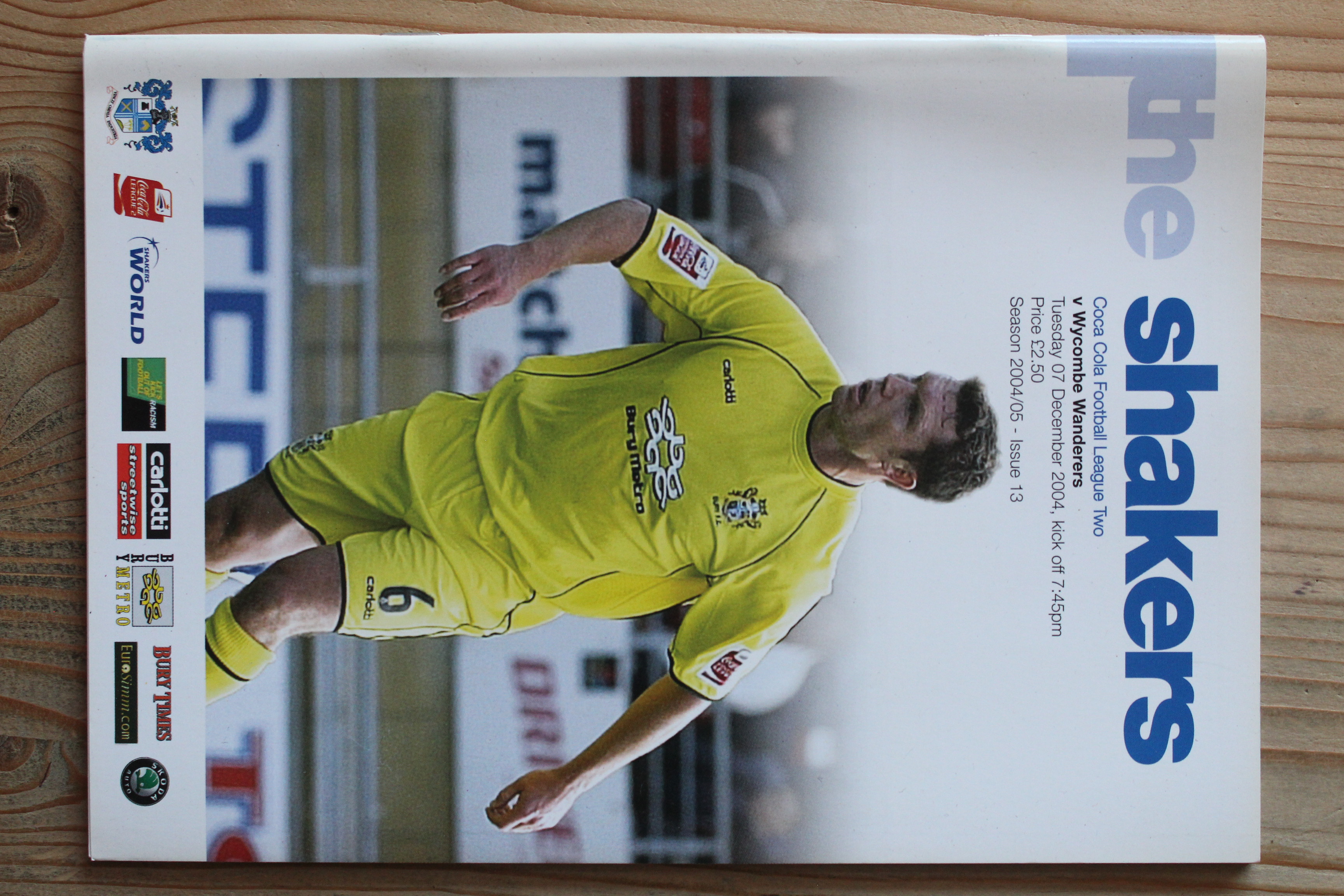 Bury FC v Wycombe Wanderers FC