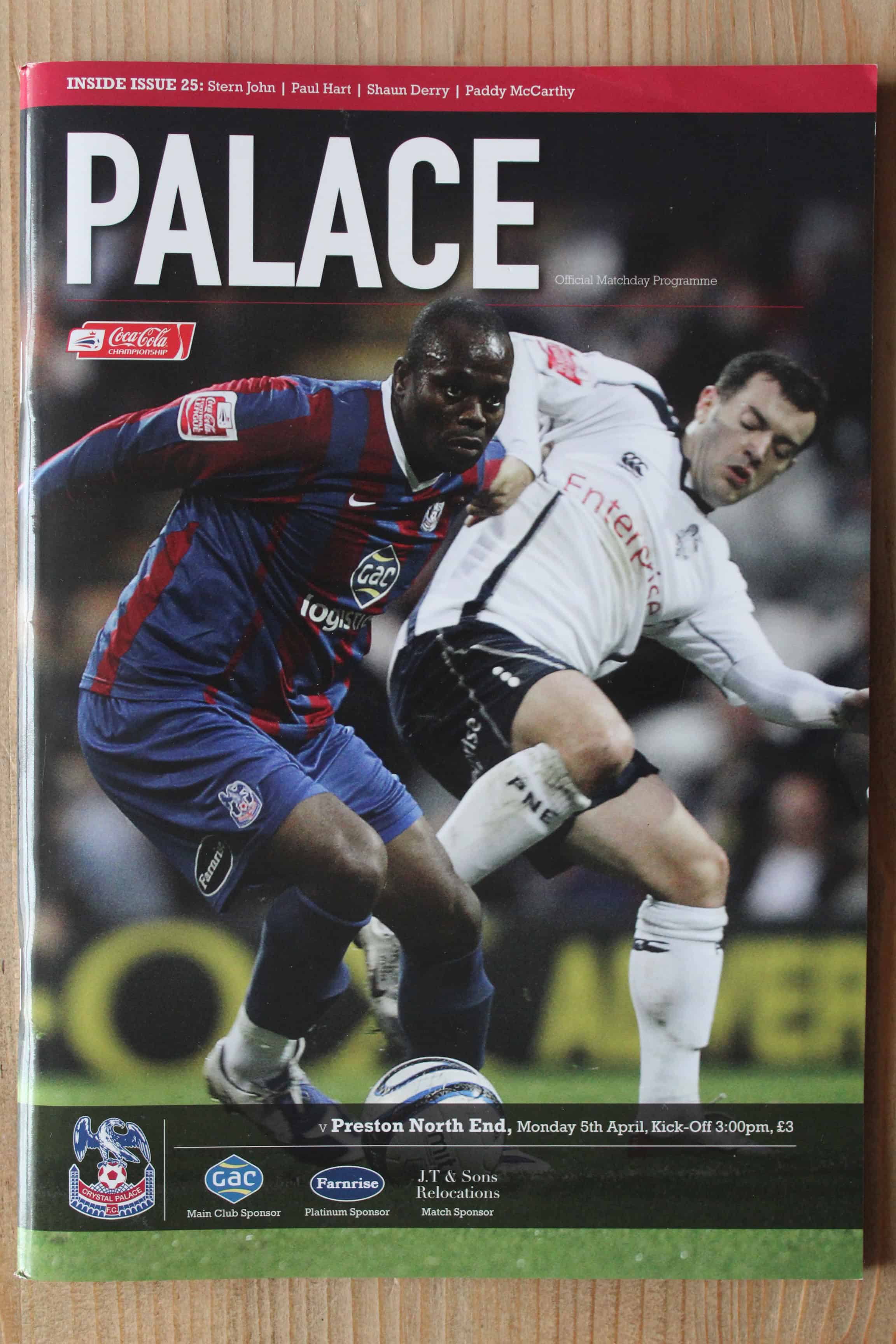 Crystal Palace FC v Preston North End FC