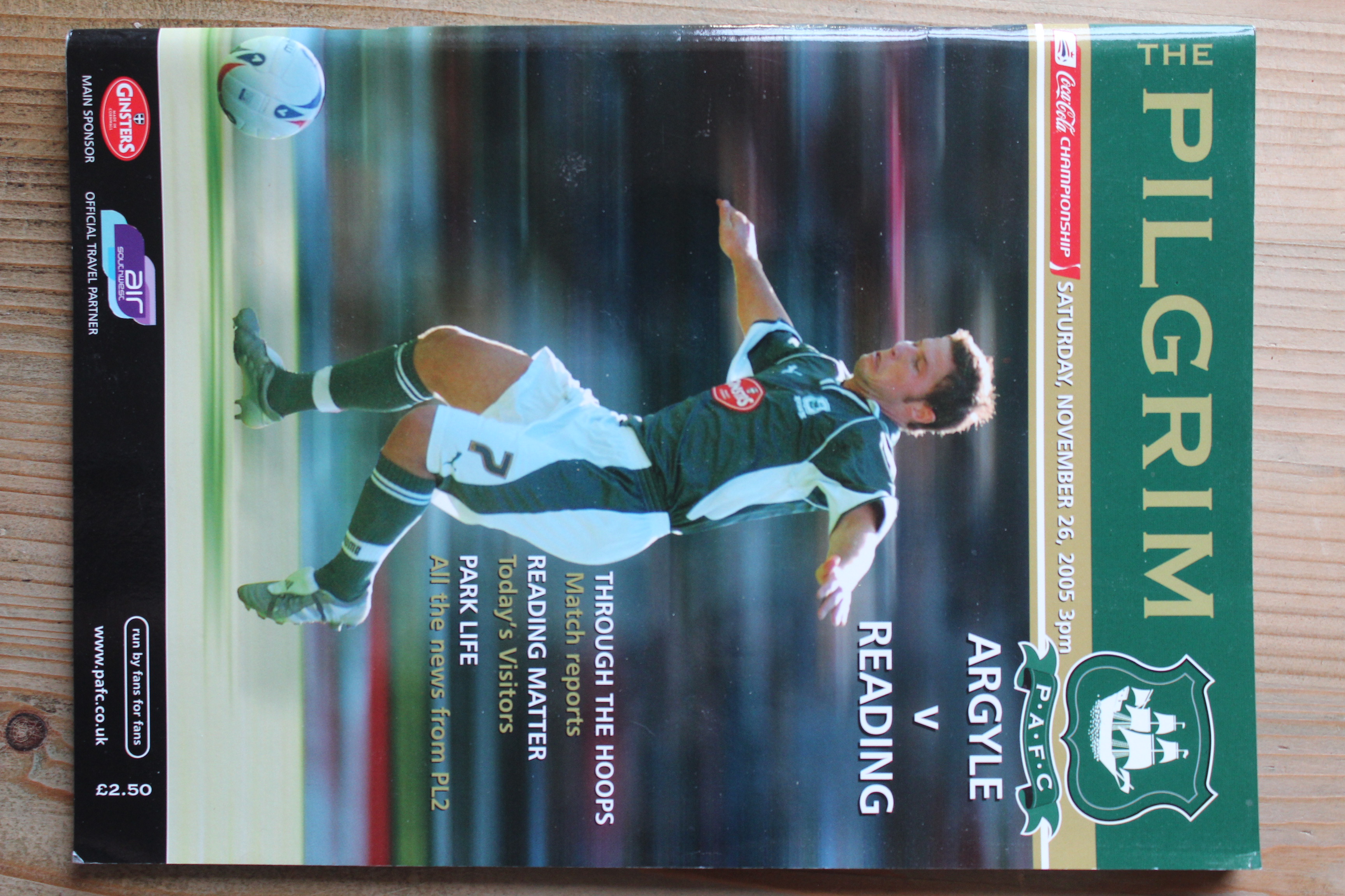 Plymouth Argyle FC v Reading FC