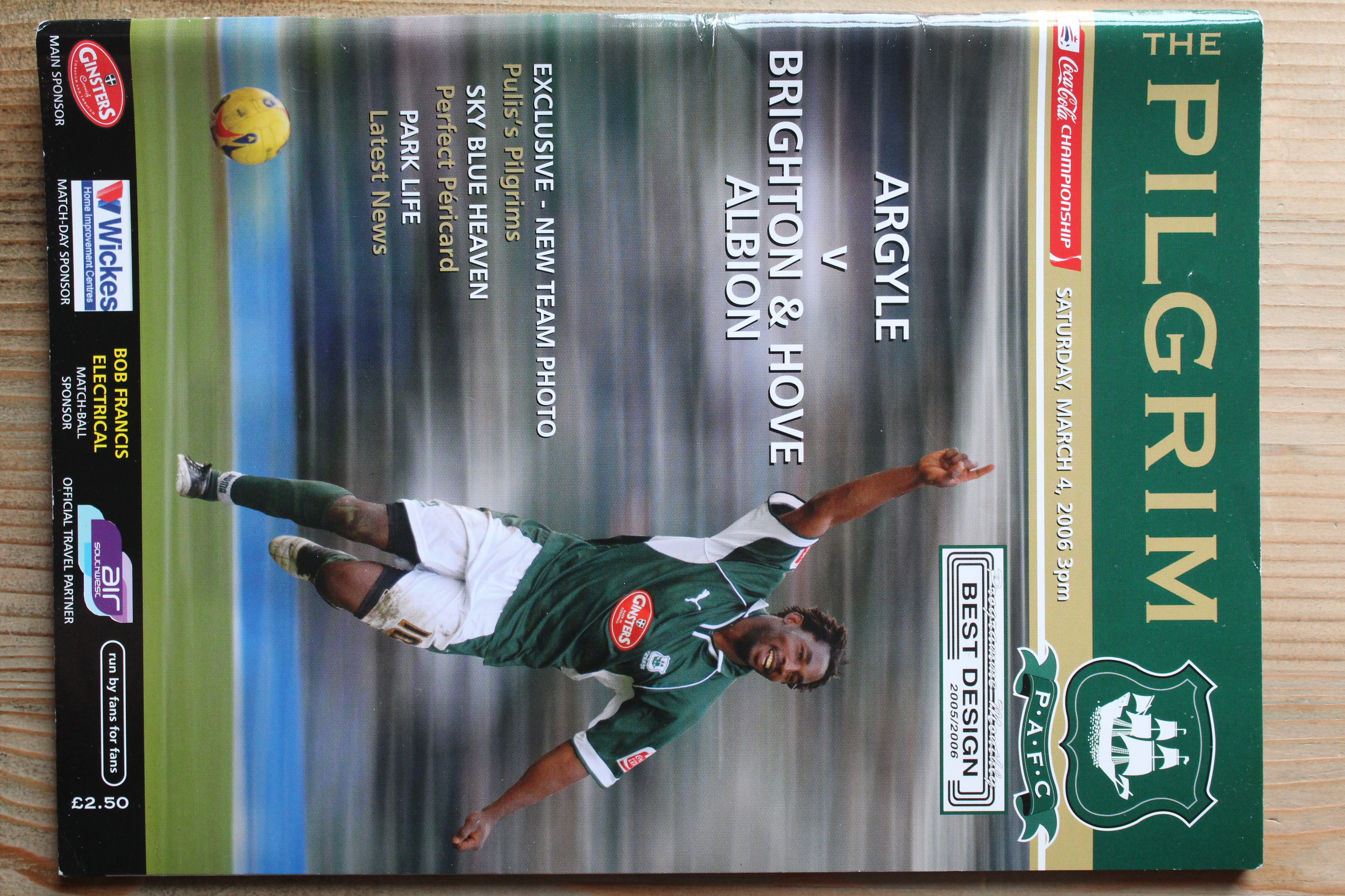 Plymouth Argyle FC v Brighton & Hove Albion FC