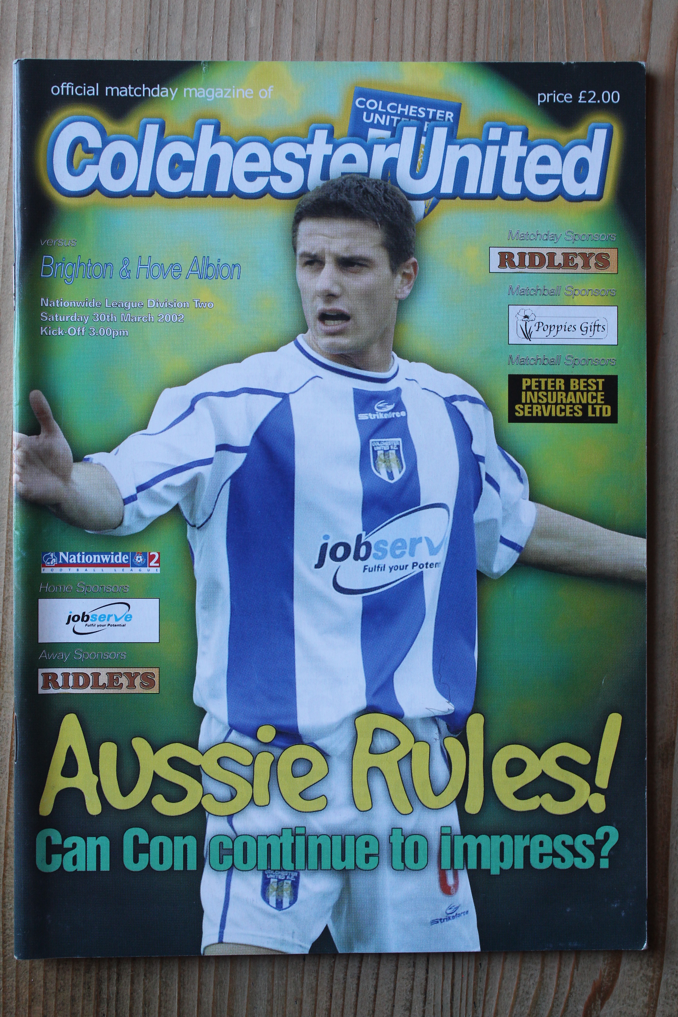Colchester United FC v Brighton & Hove Albion FC
