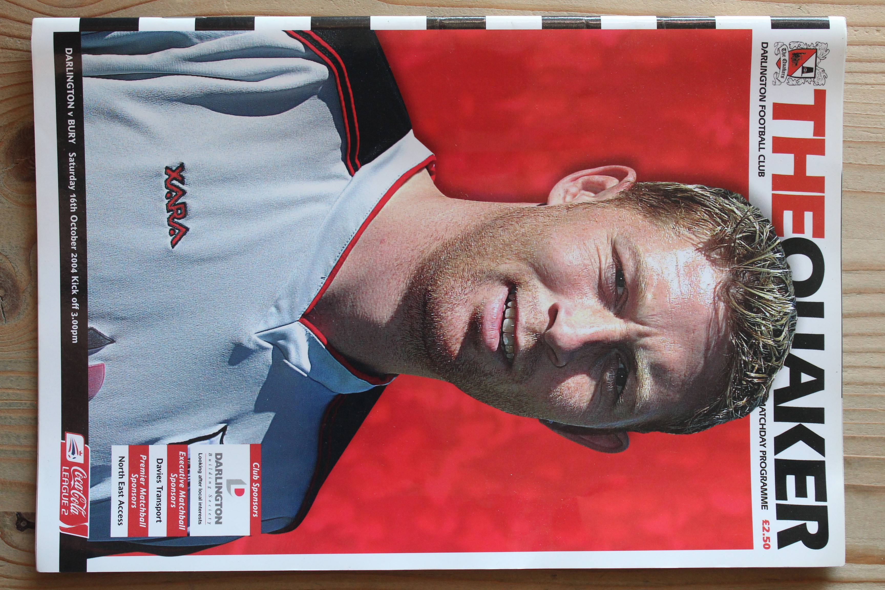 Darlington FC v Bury FC