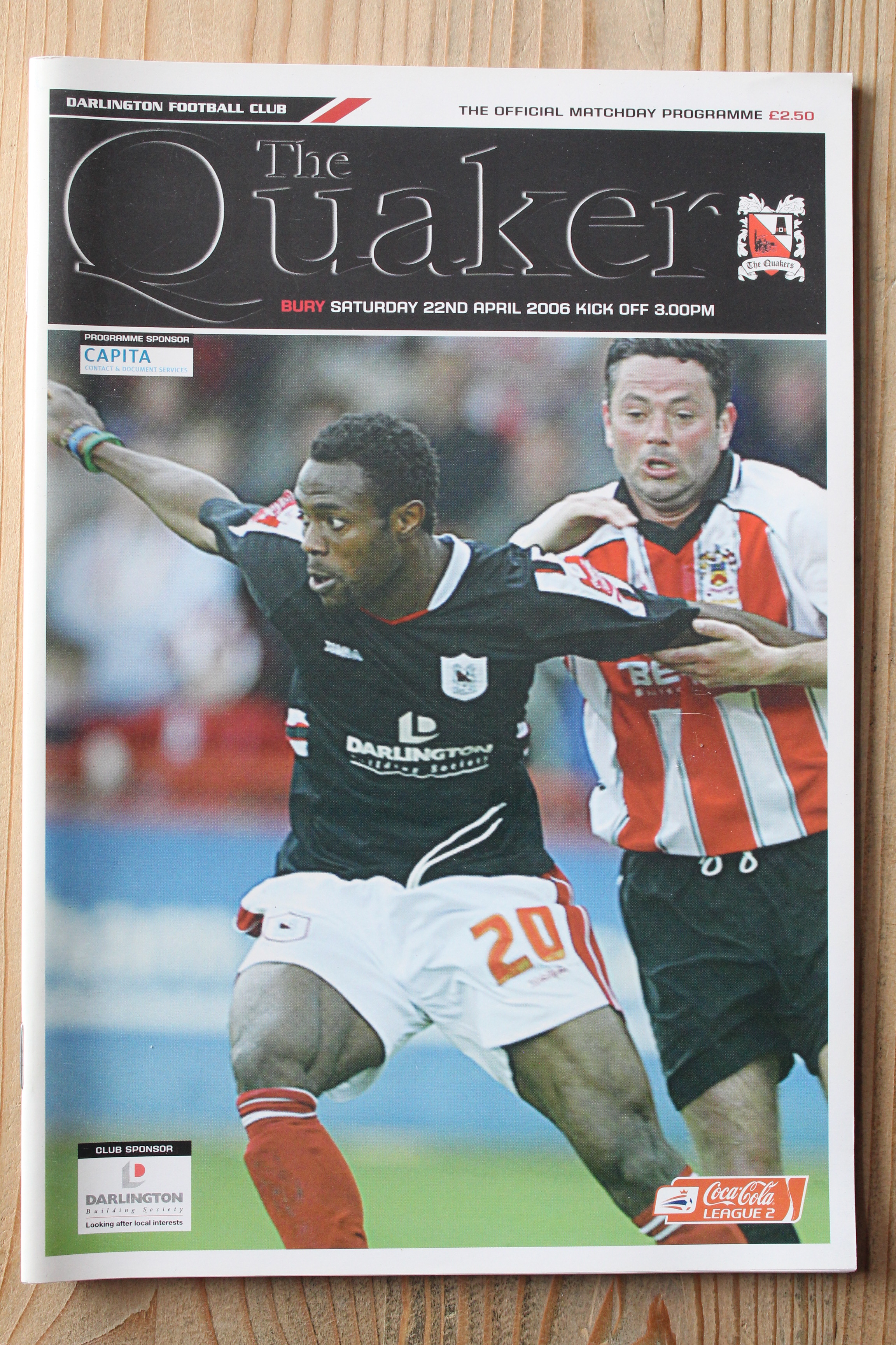 Darlington FC v Bury FC