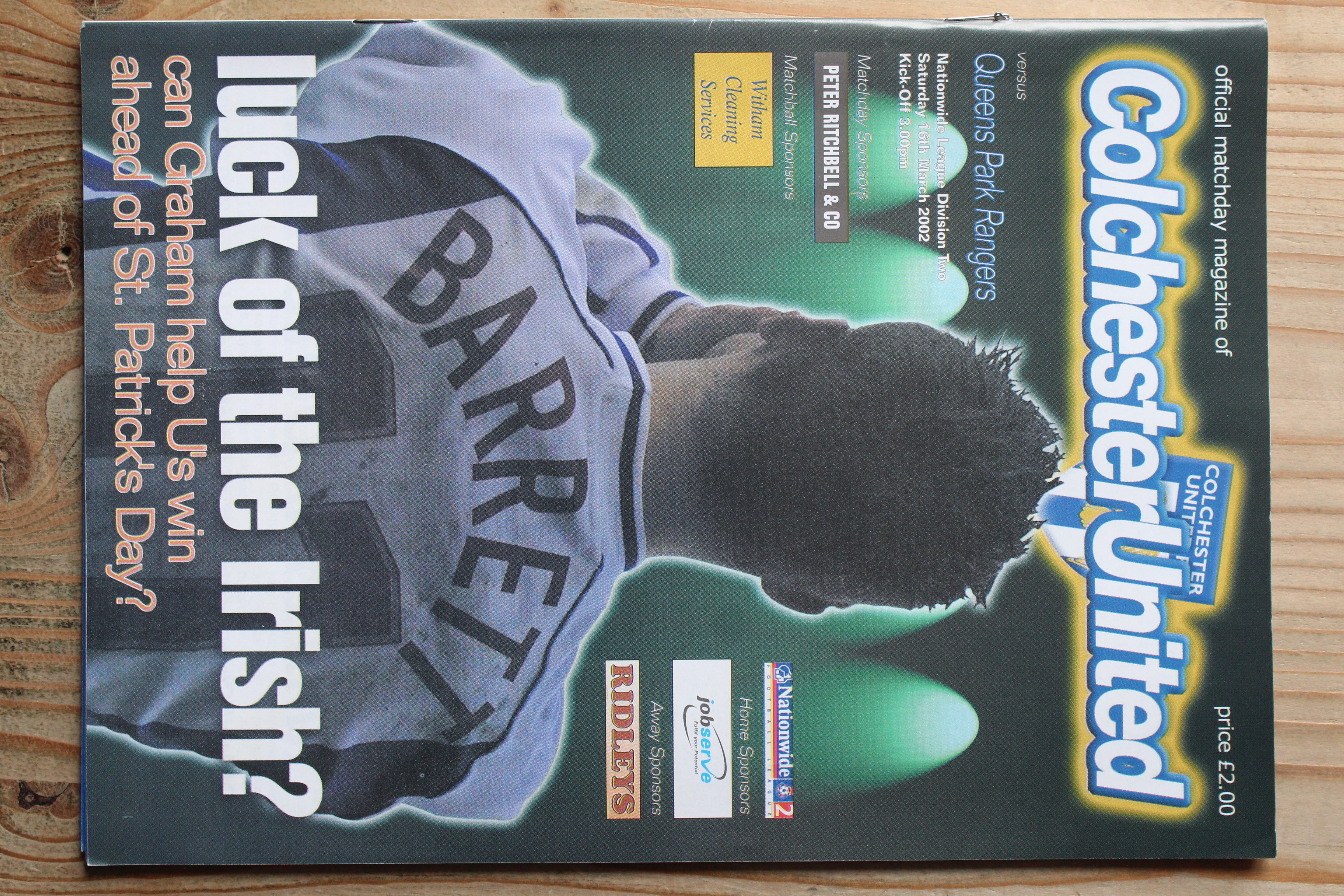 Colchester United FC v Queens Park Rangers FC