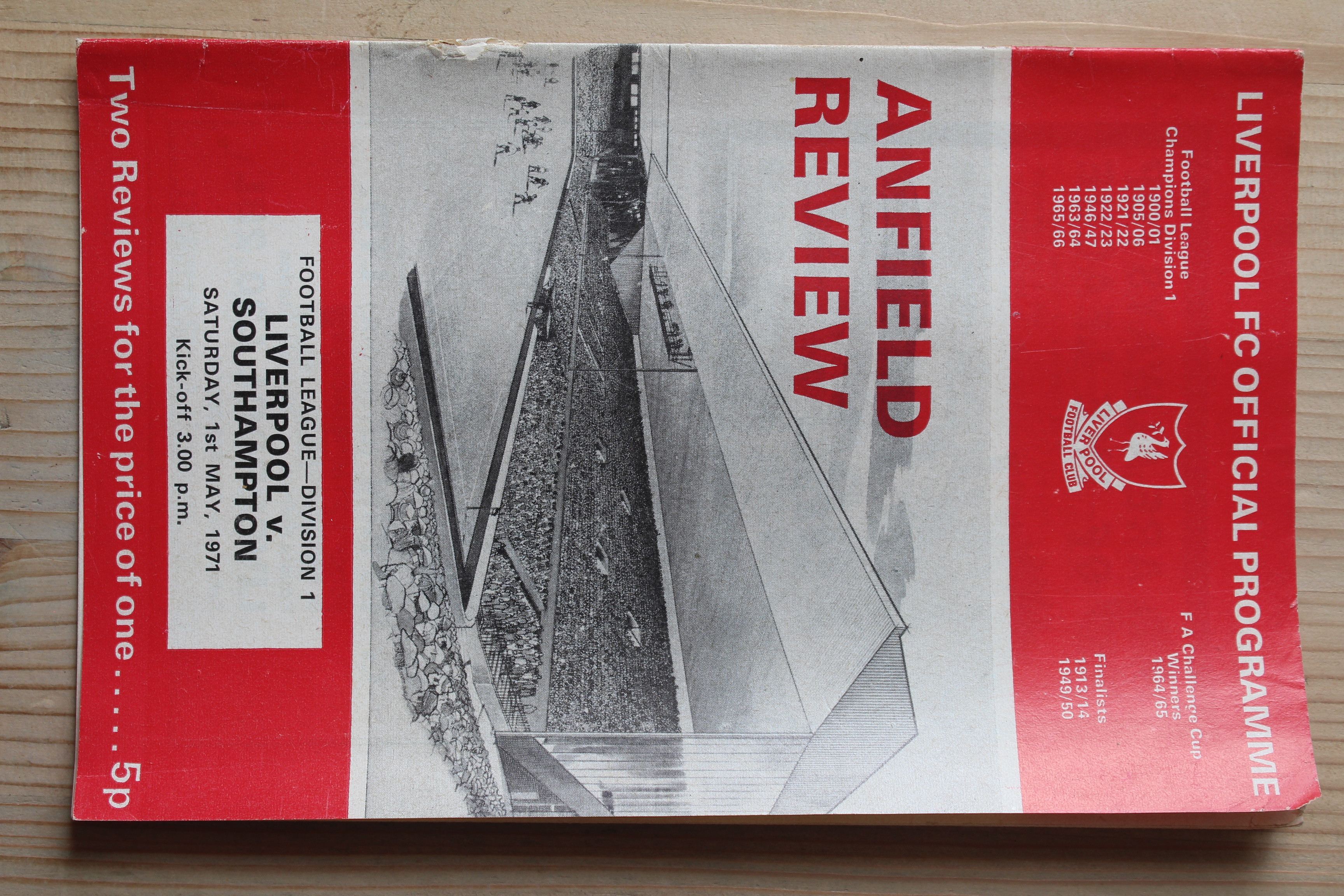Liverpool FC v Southampton FC
