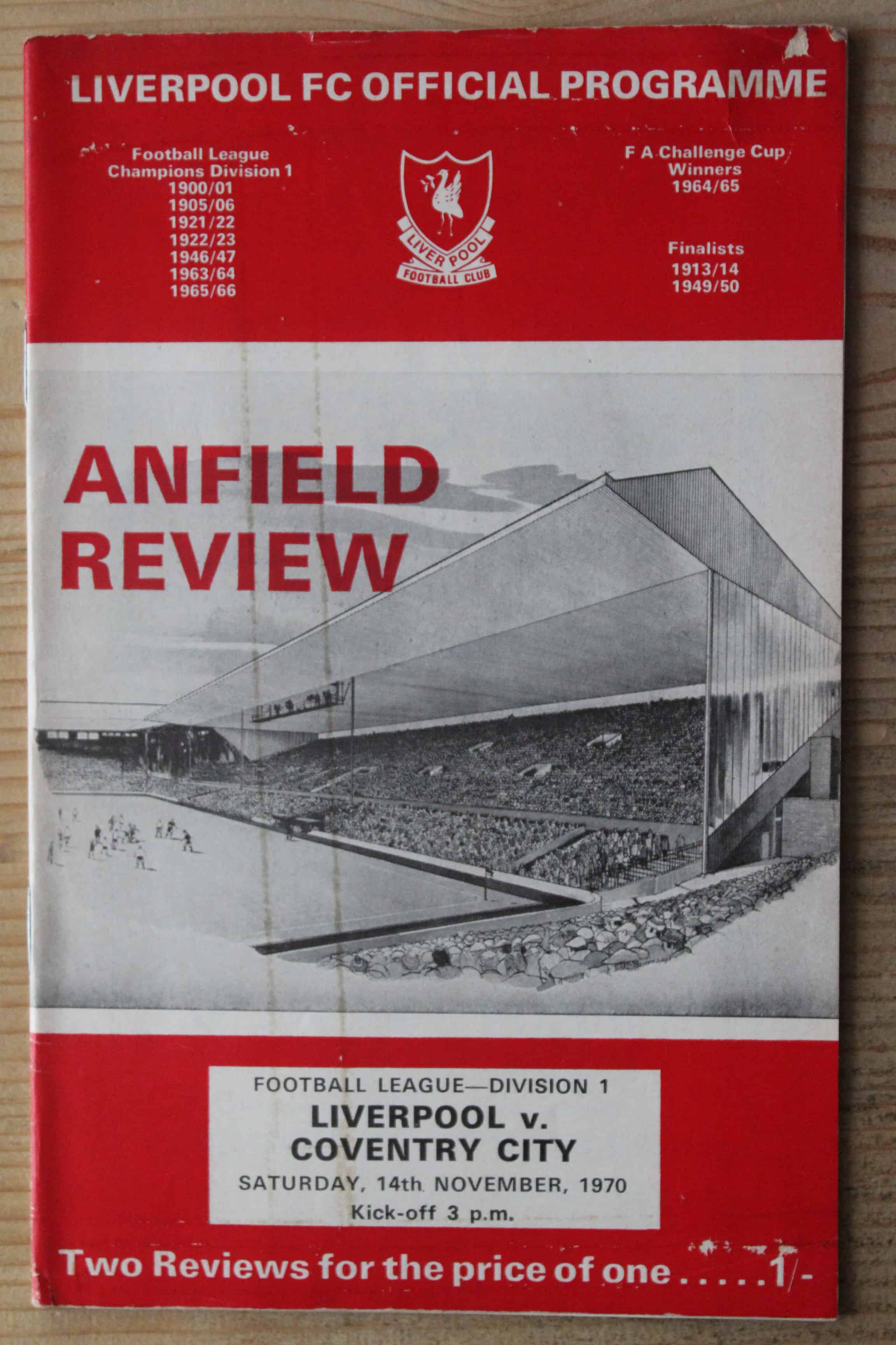 Liverpool FC v Coventry City FC