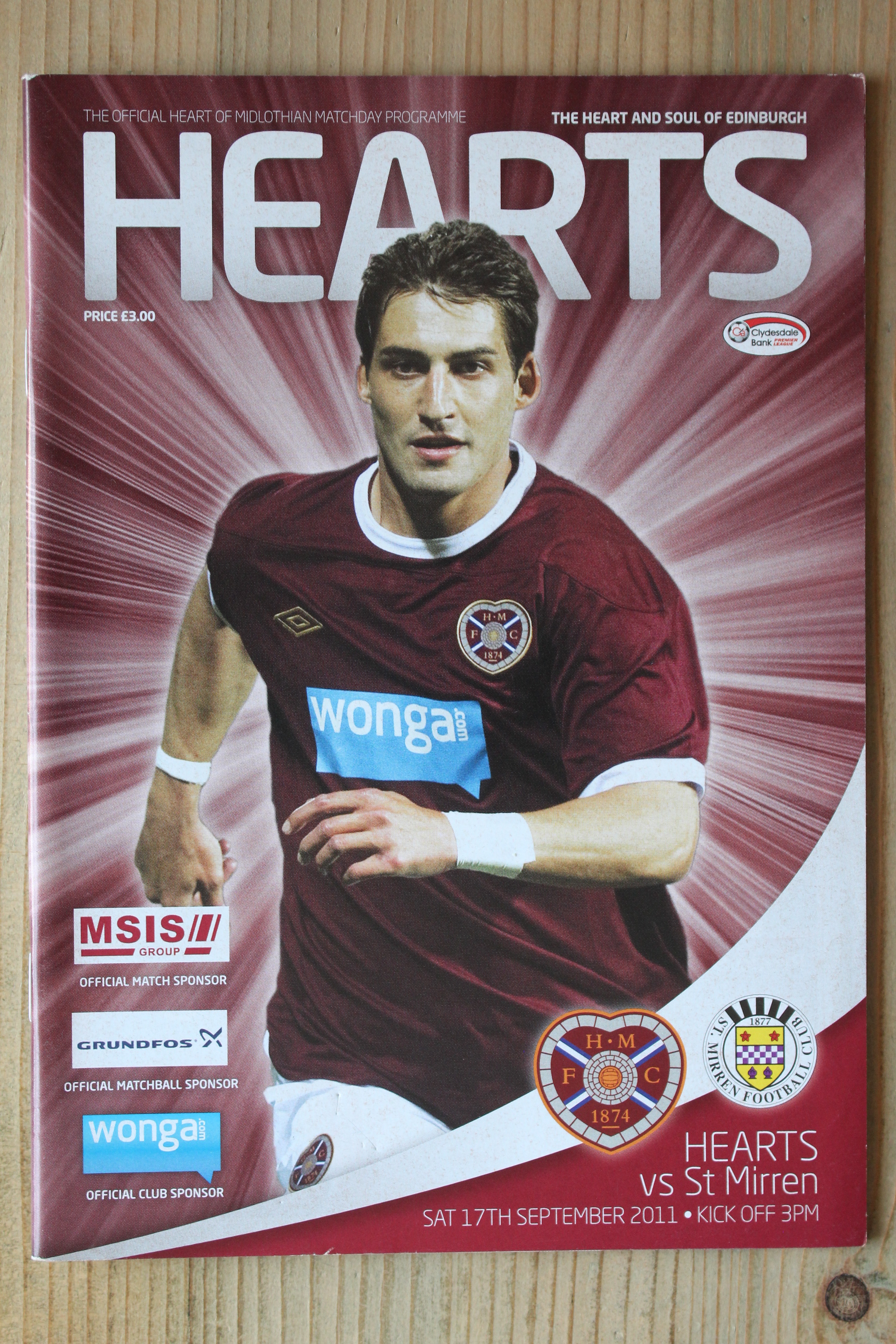 Heart Of Midlothian (Hearts) v St Mirren FC