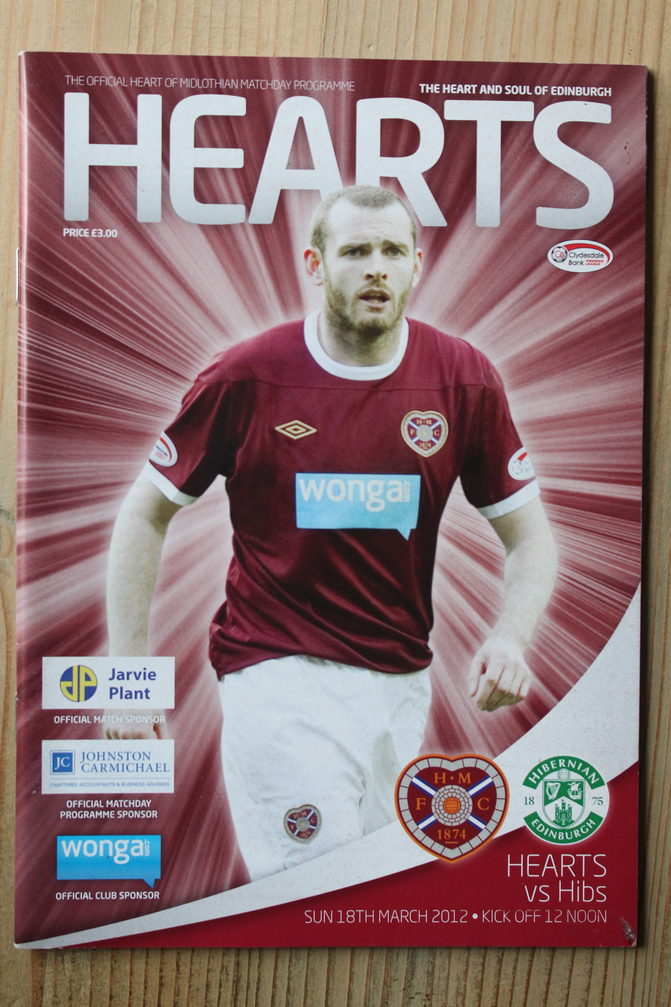 Heart Of Midlothian (Hearts) v Hibernian FC