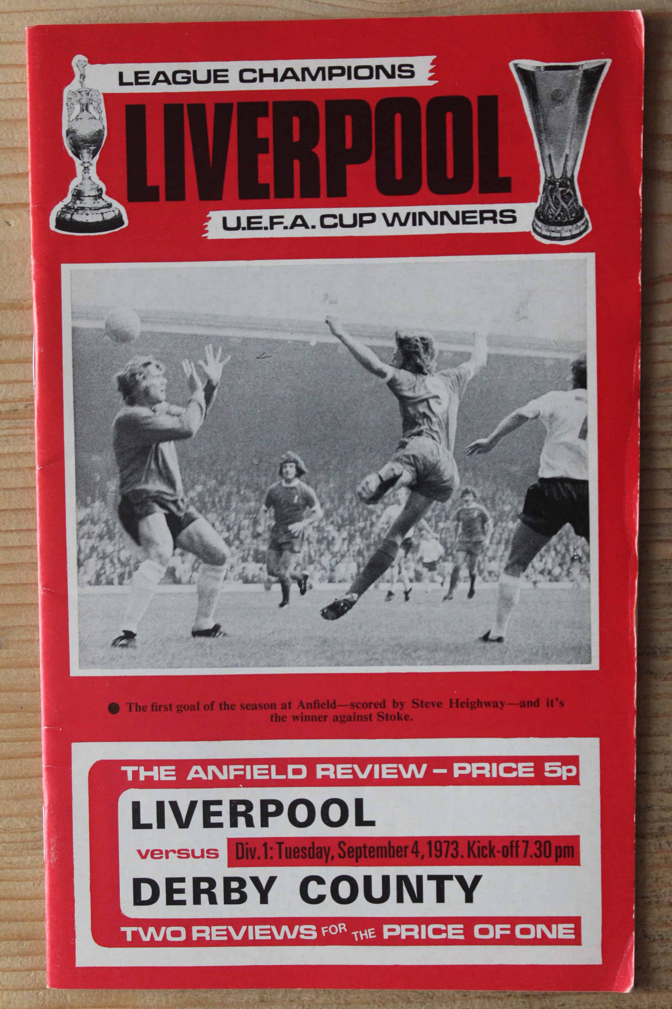 Liverpool FC v Derby County FC