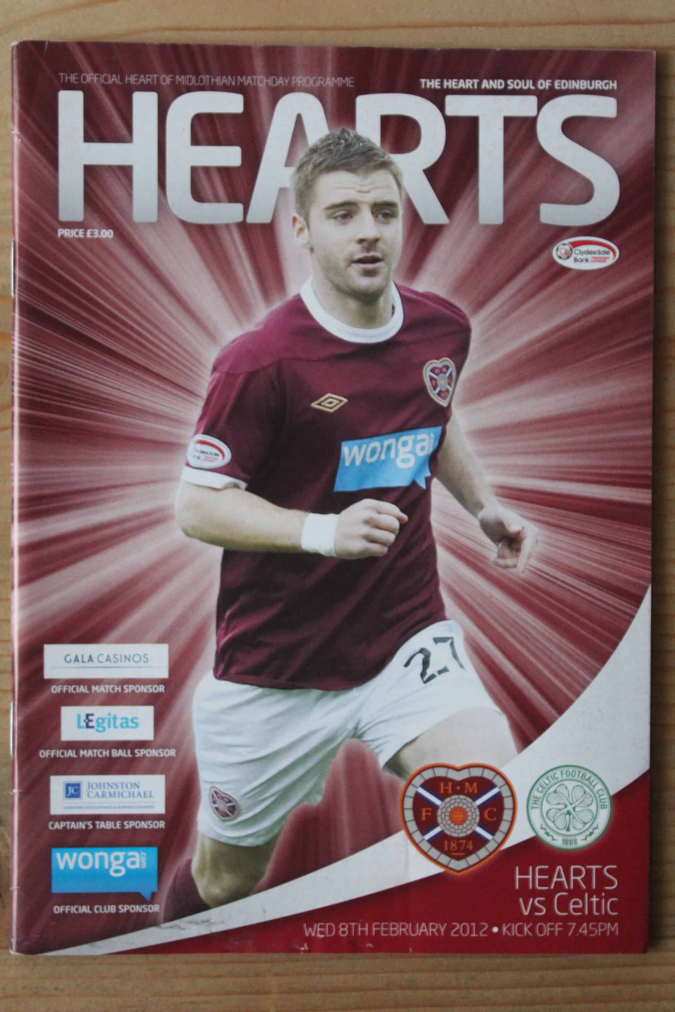 Heart Of Midlothian (Hearts) v Celtic (Glasgow) FC