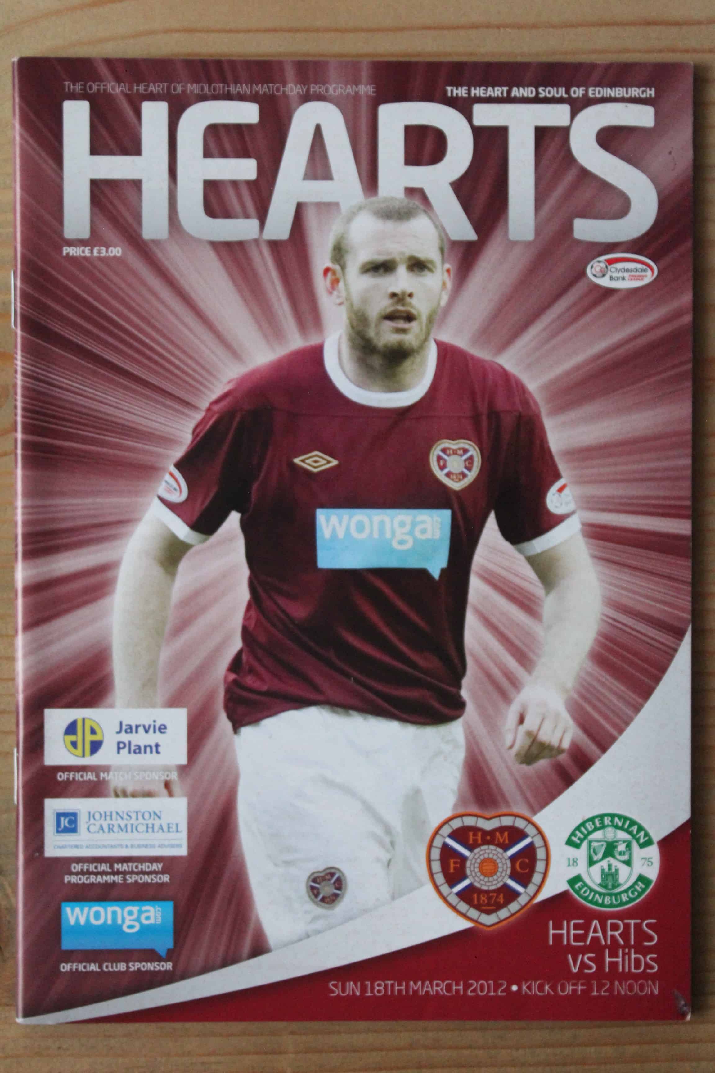 Heart Of Midlothian (Hearts) v Hibernian FC