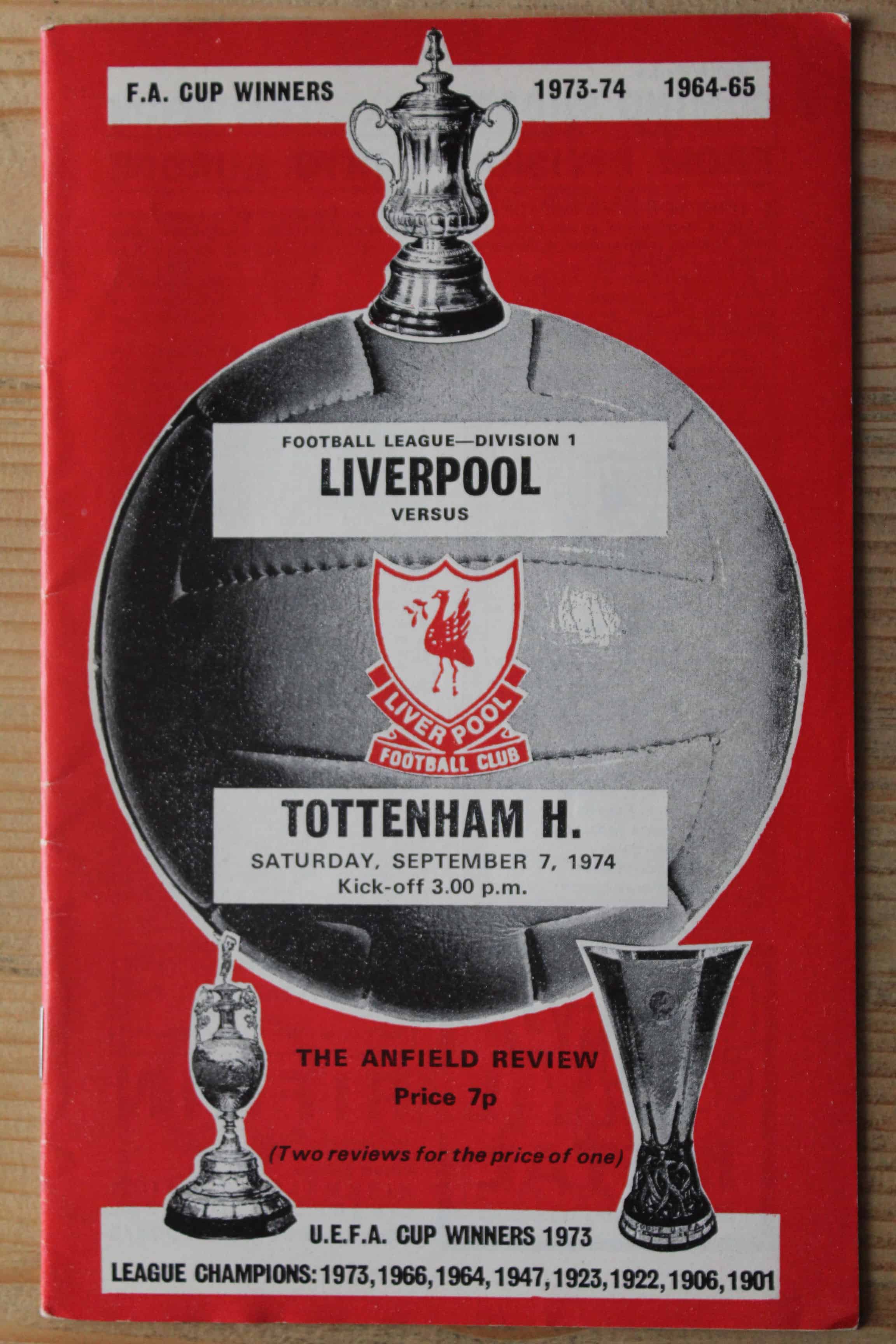 Liverpool FC v Tottenham Hotspur FC