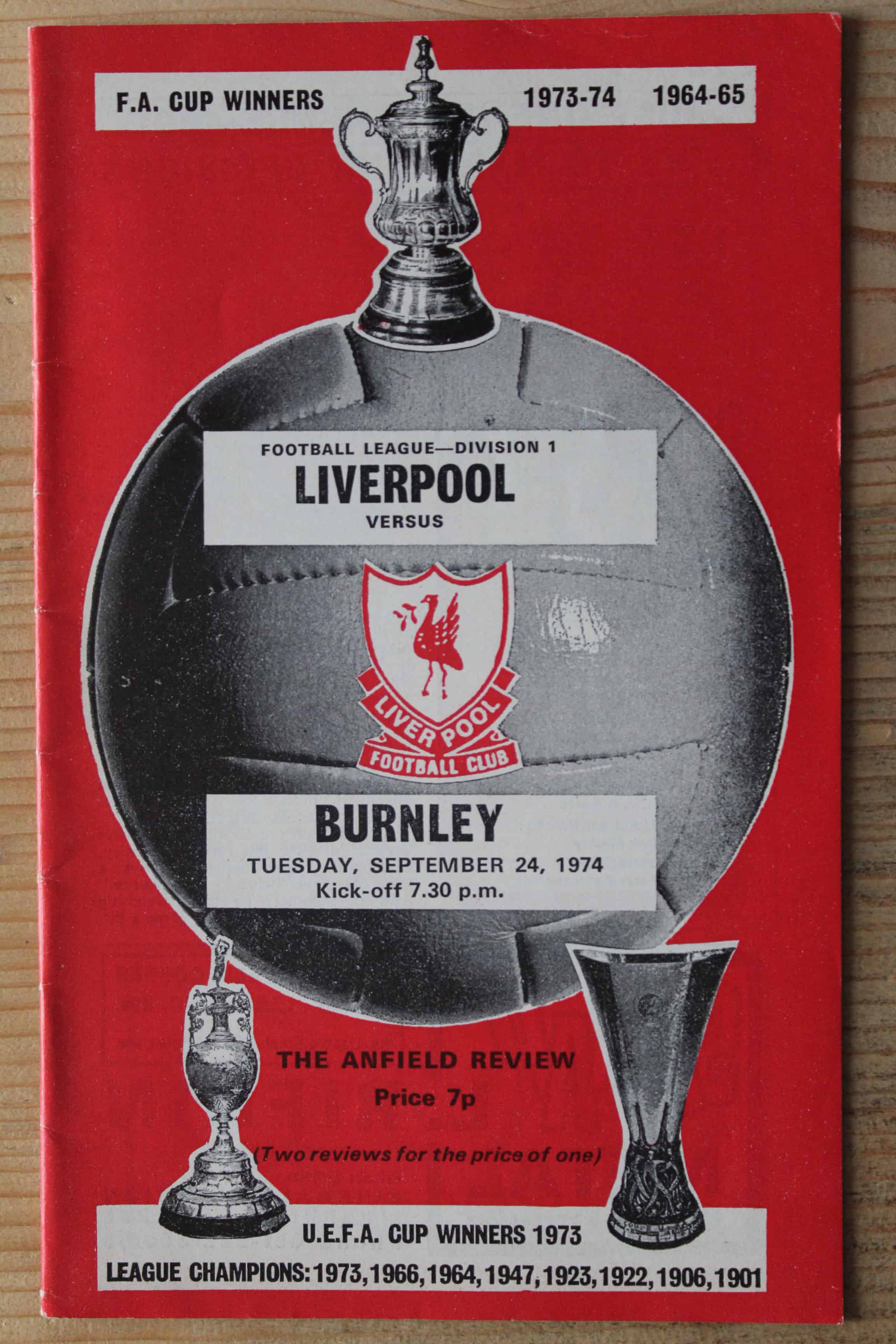 Liverpool FC v Burnley FC