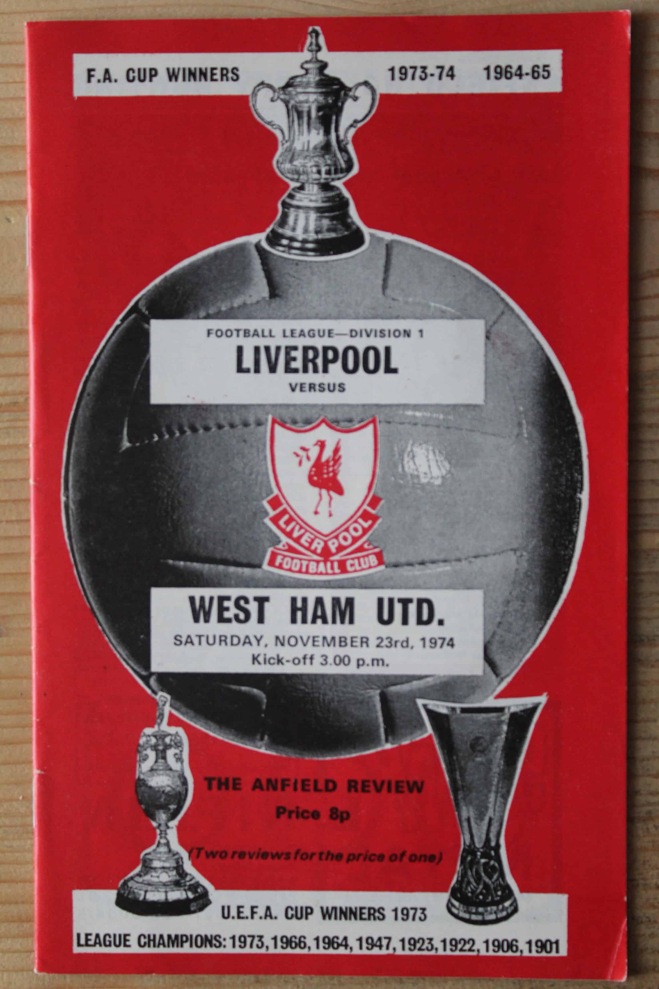 Liverpool FC v West Ham United FC