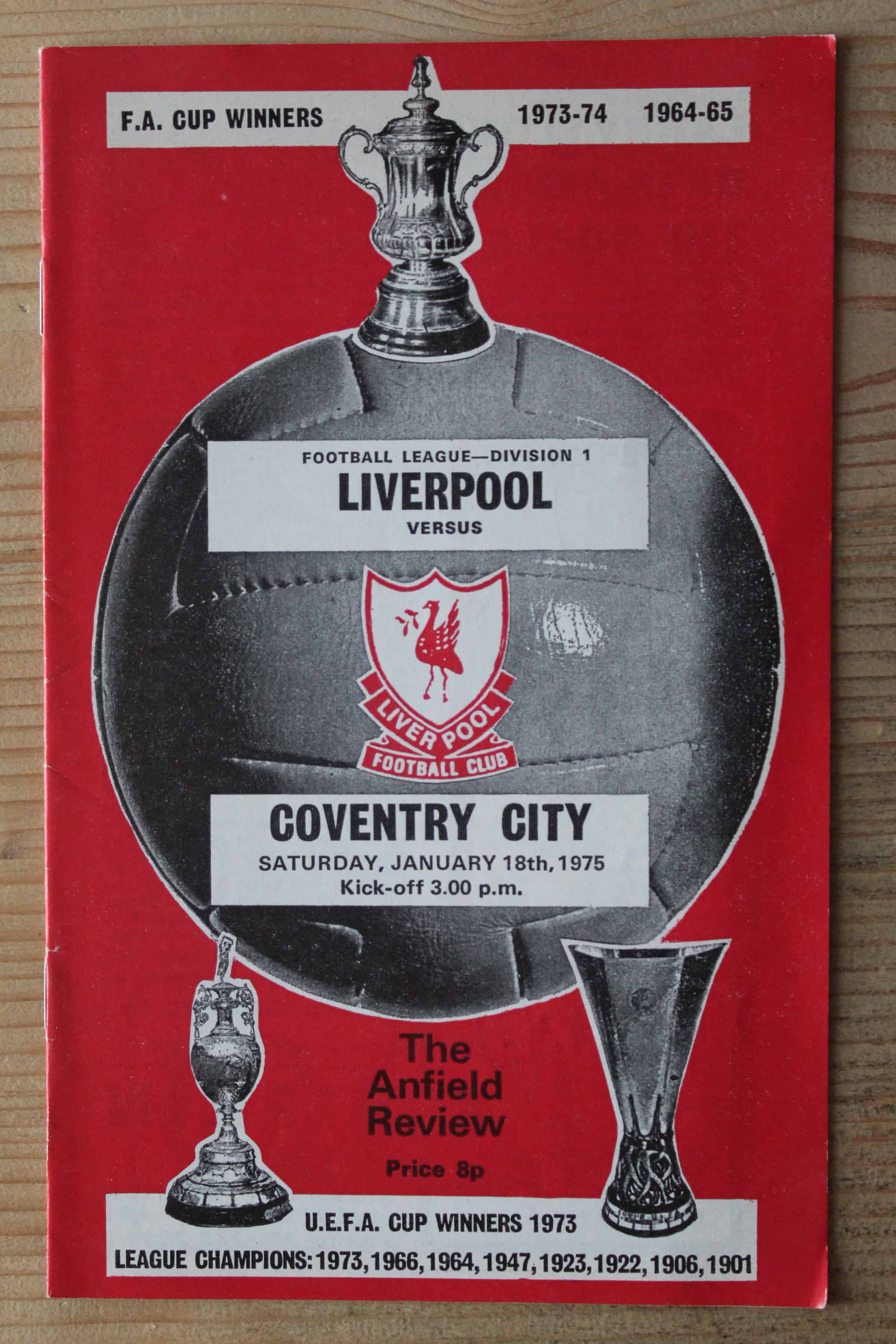 Liverpool FC v Coventry City FC