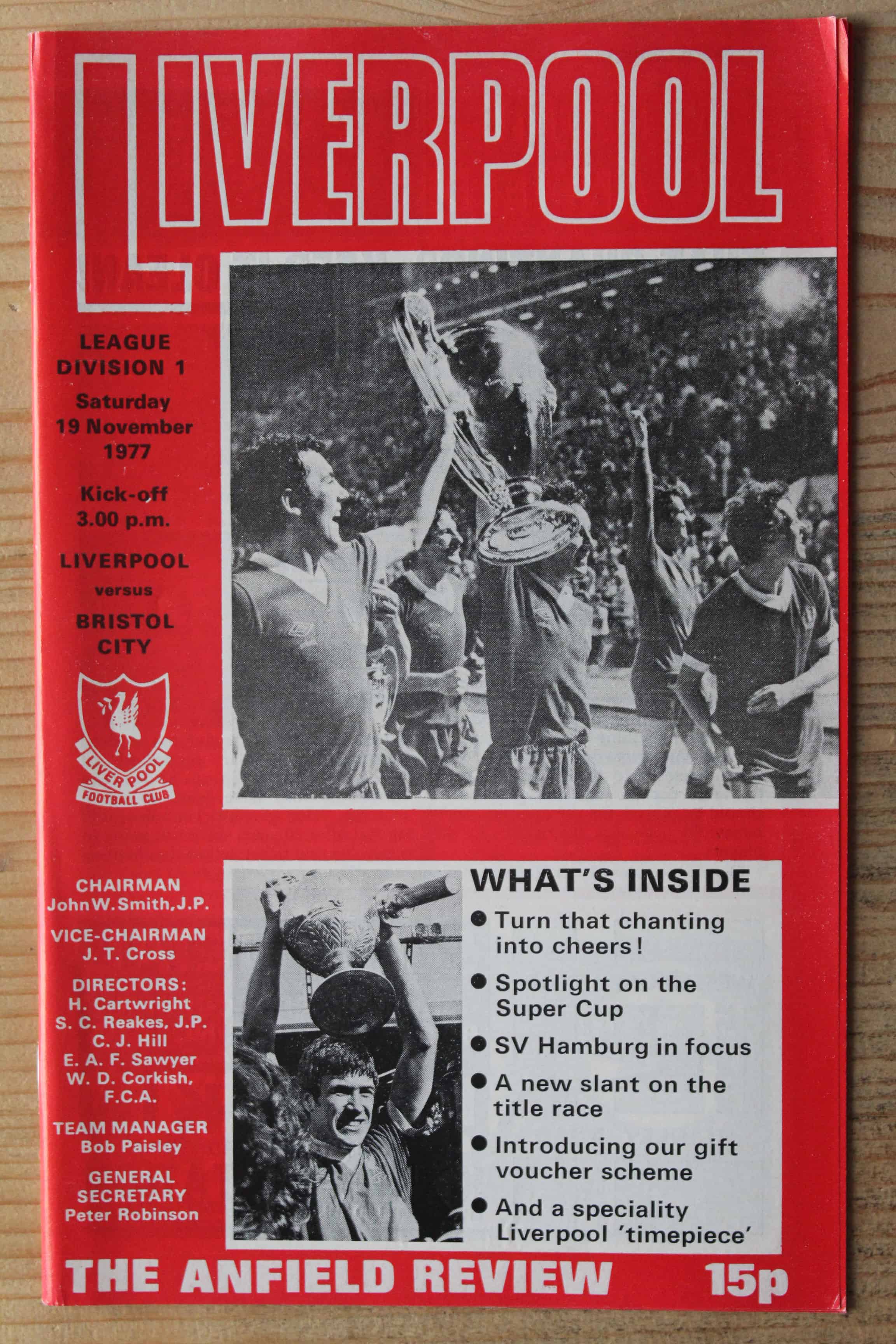 Liverpool FC v Bristol City FC