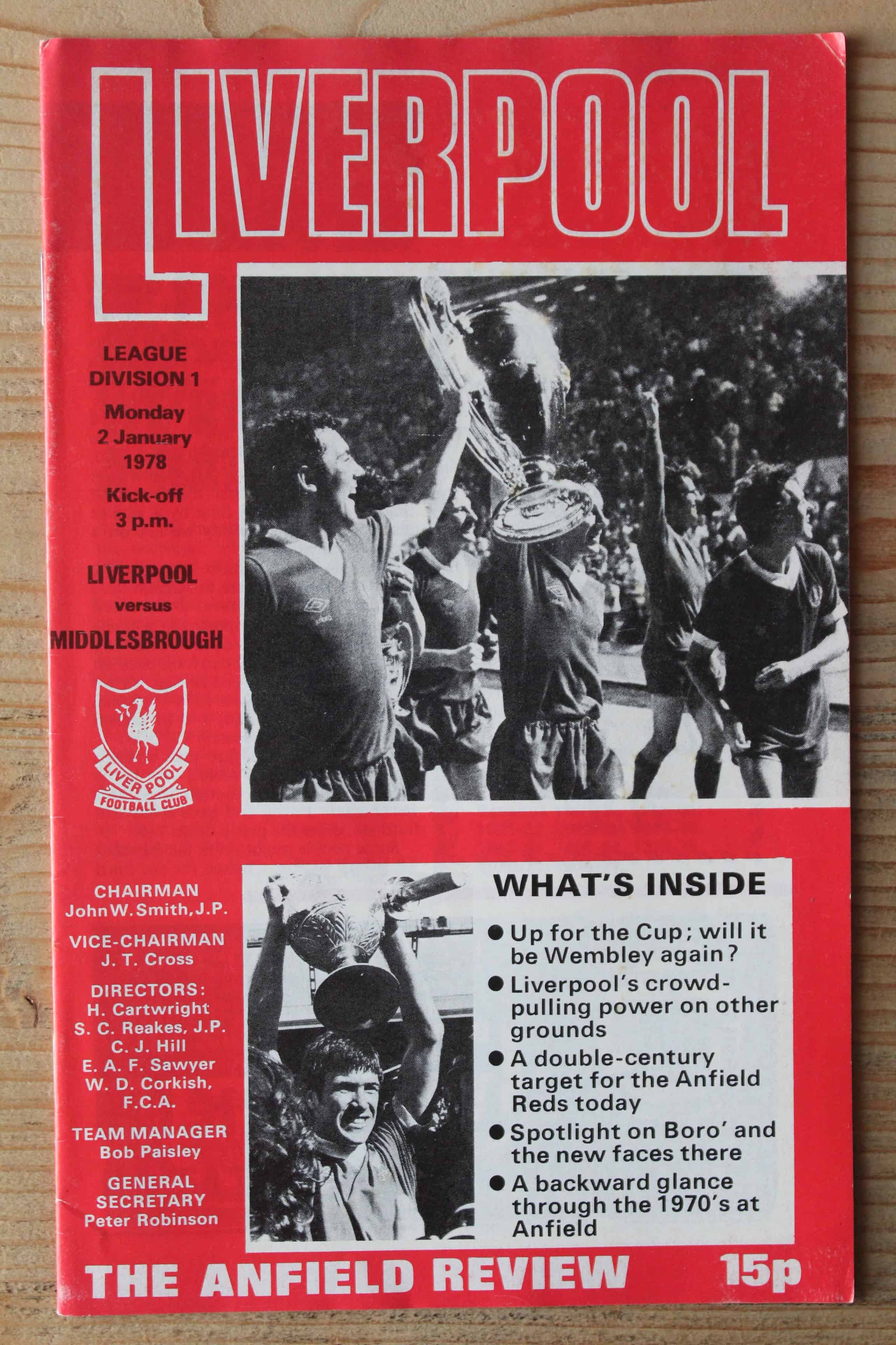 Liverpool FC v Middlesbrough FC