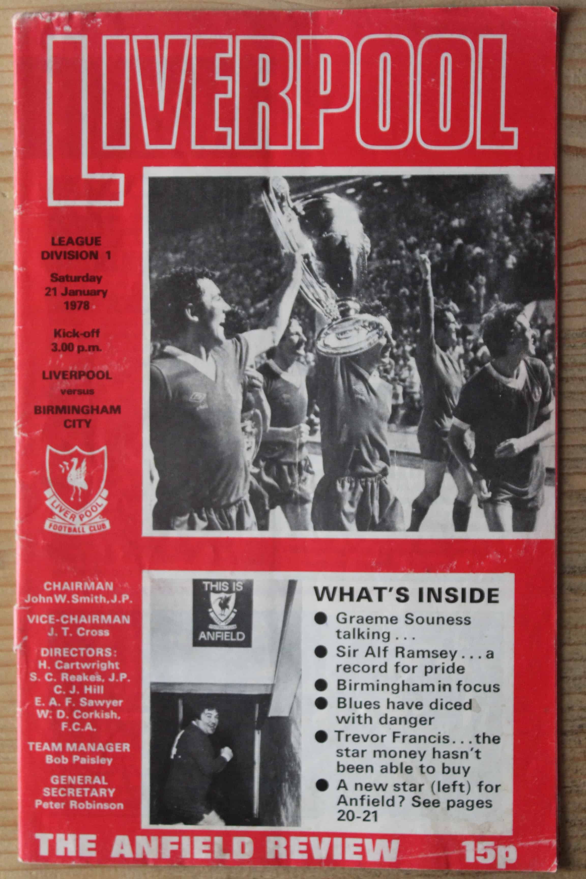 Liverpool FC v Birmingham City FC