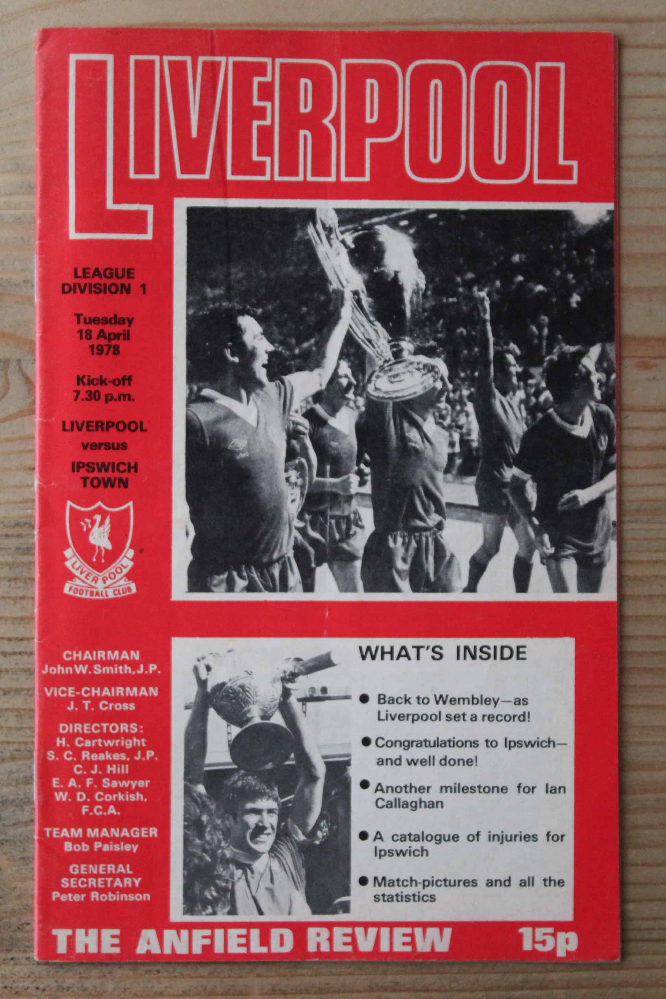 Liverpool FC v Ipswich Town FC