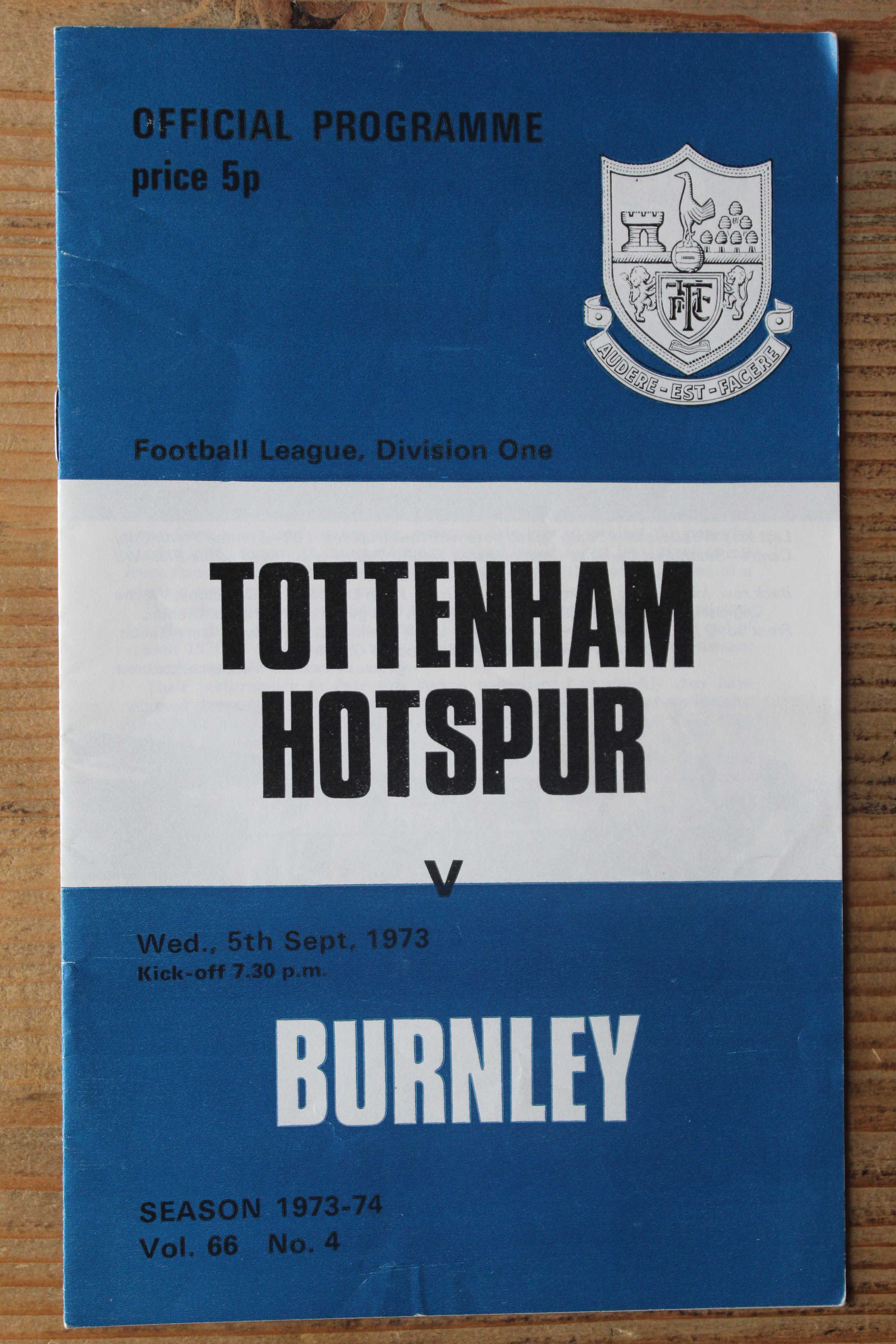 Tottenham Hotspur FC v Burnley FC