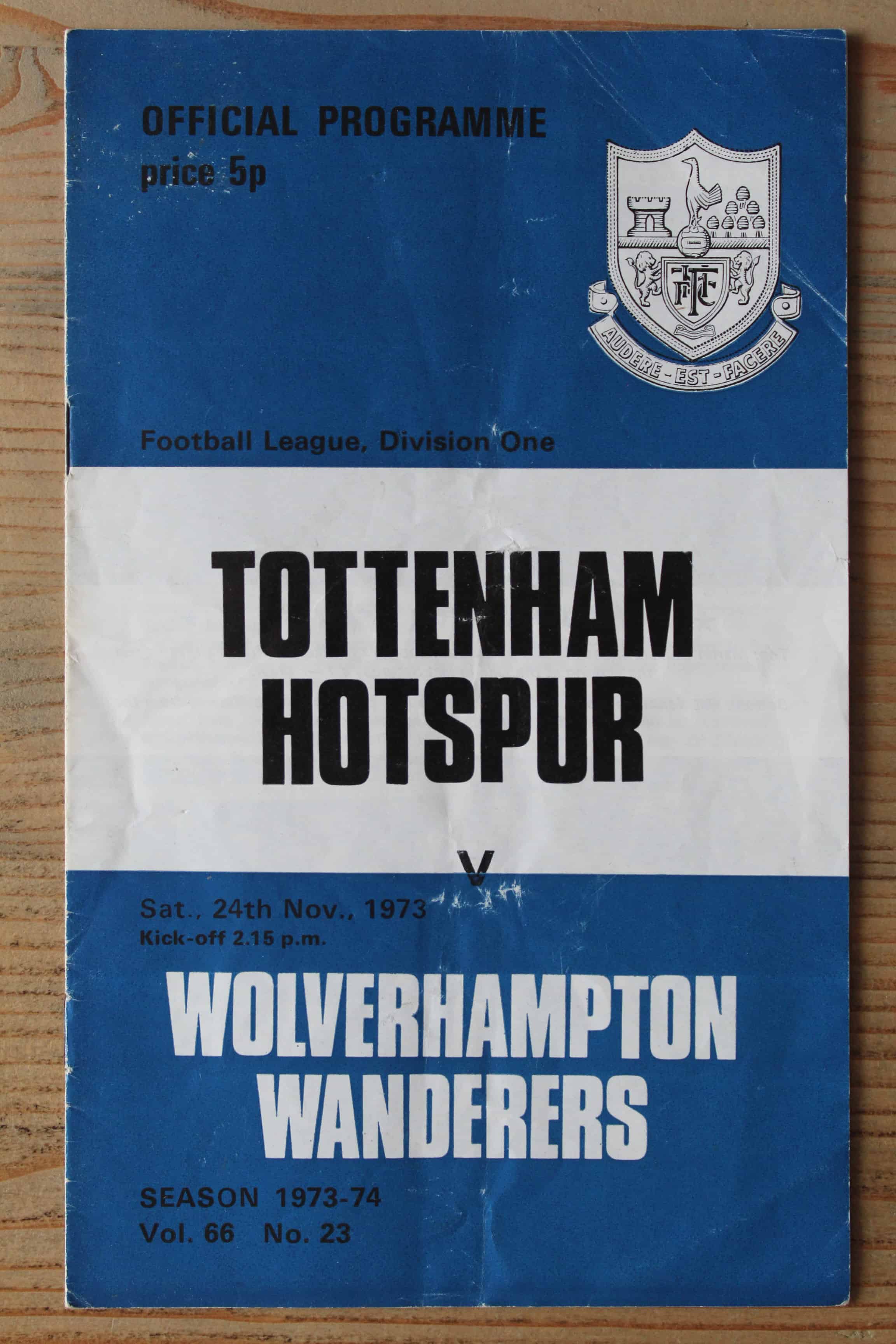 Tottenham Hotspur FC v Wolverhampton Wanderers FC