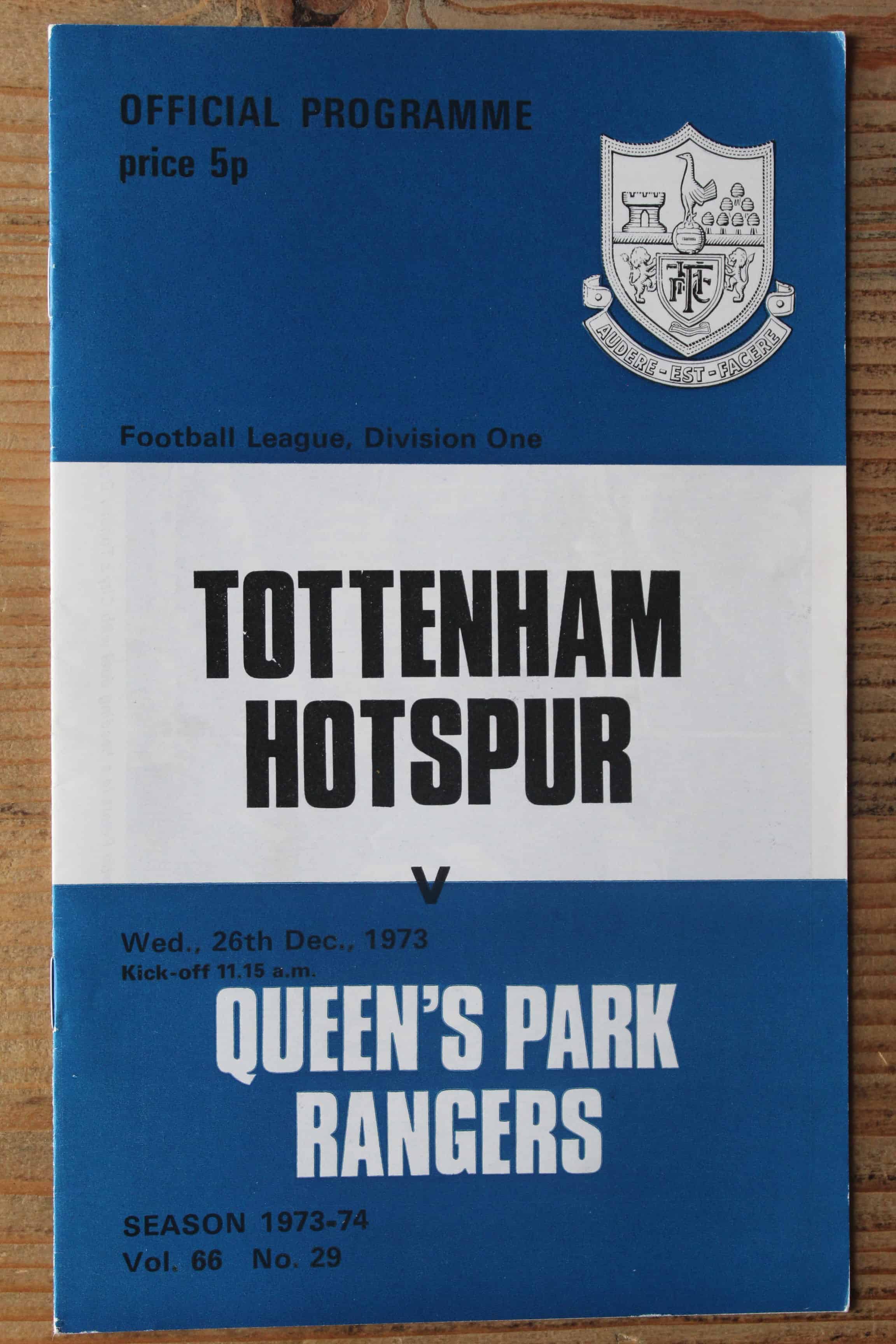 Tottenham Hotspur FC v Queens Park Rangers FC