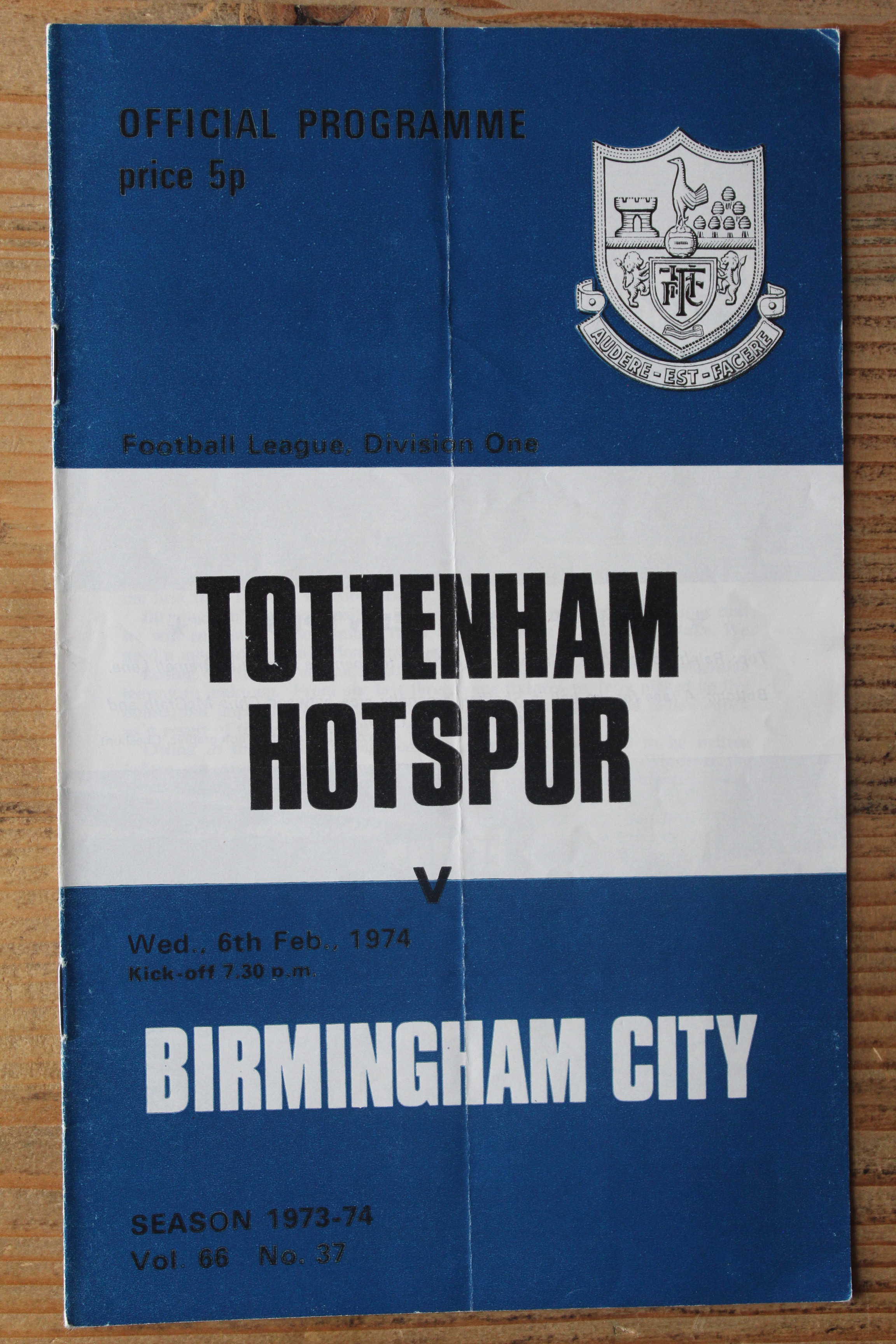 Tottenham Hotspur FC v Birmingham City FC