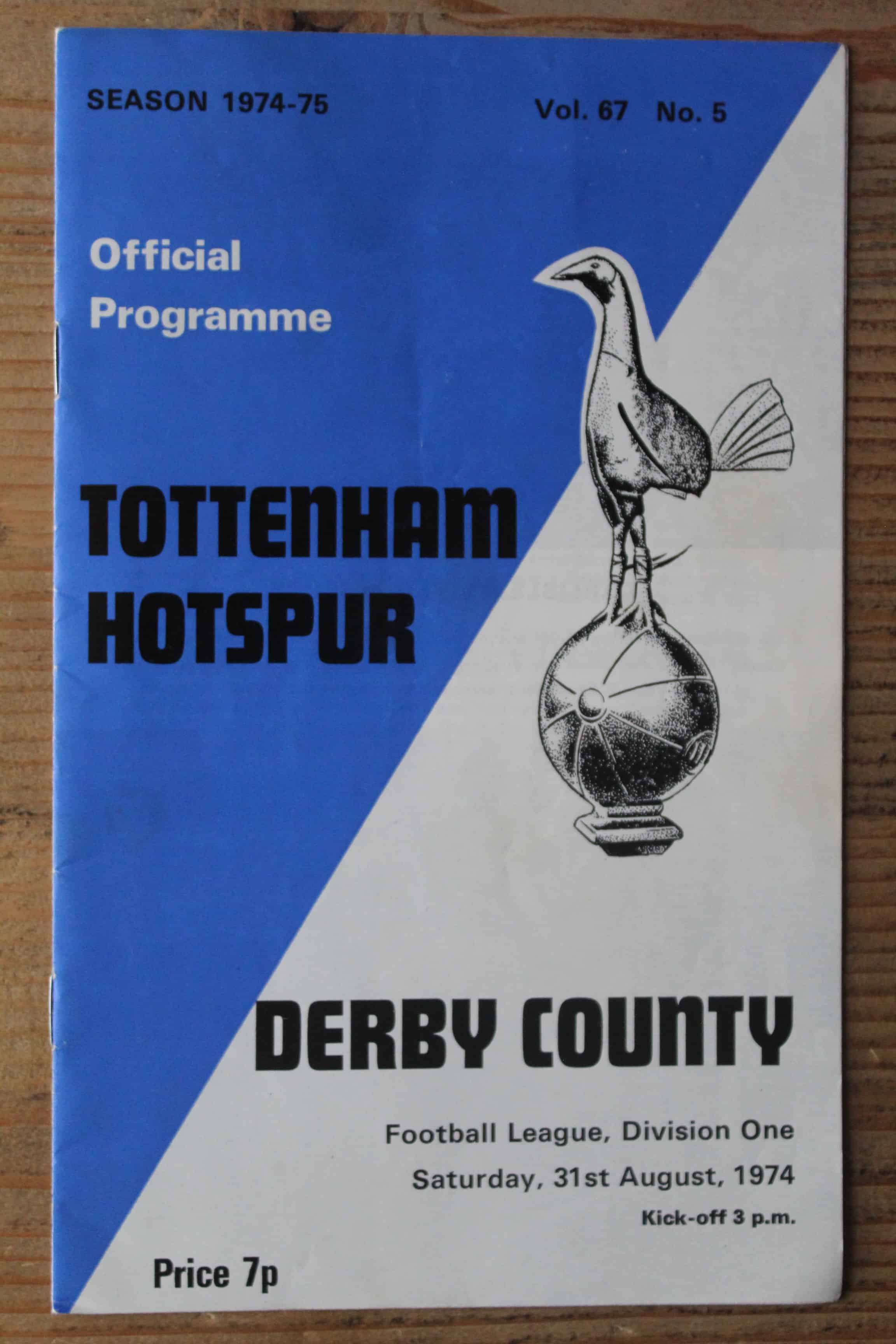 Tottenham Hotspur FC v Derby County FC