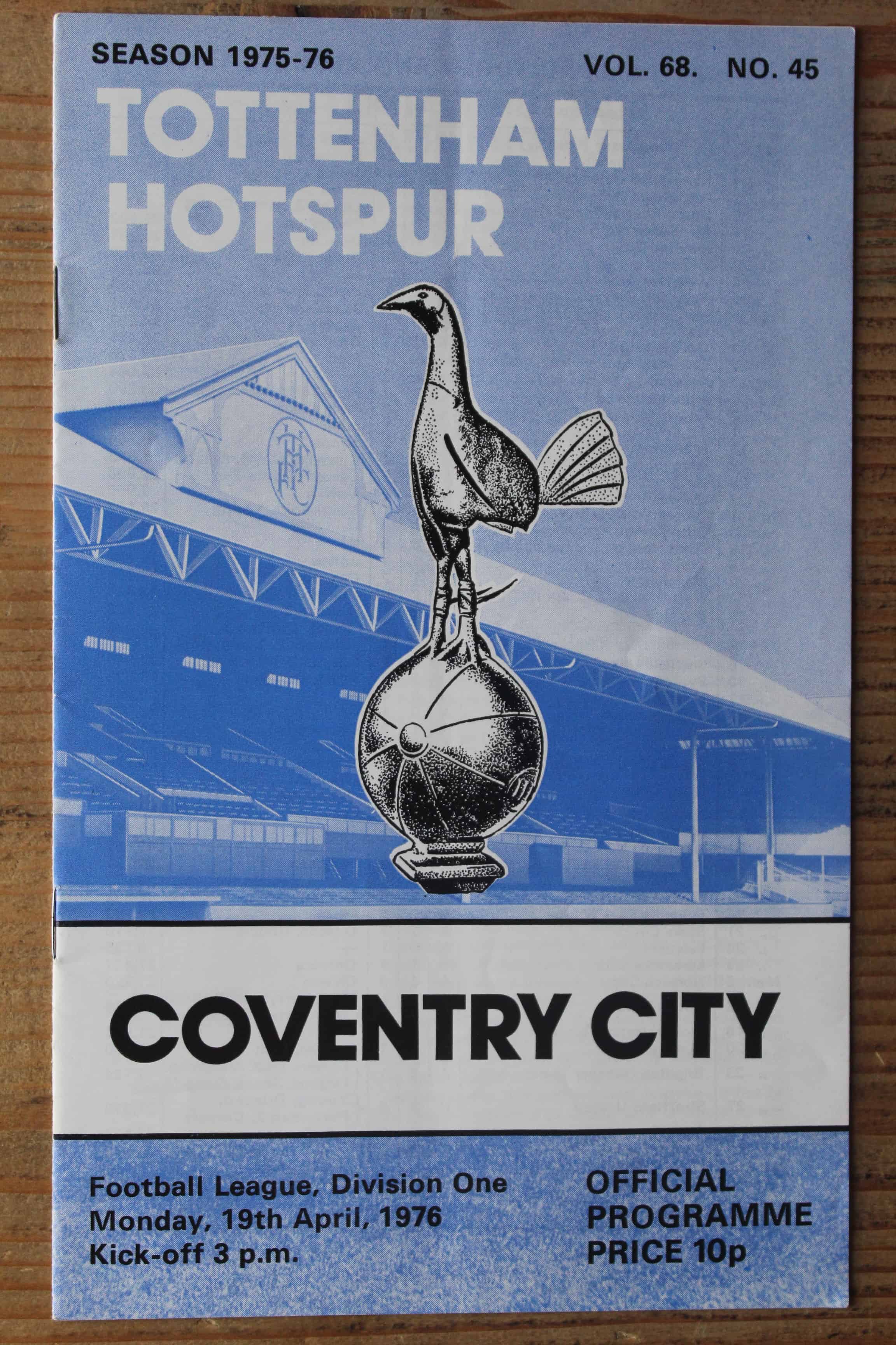 Tottenham Hotspur FC v Coventry City FC