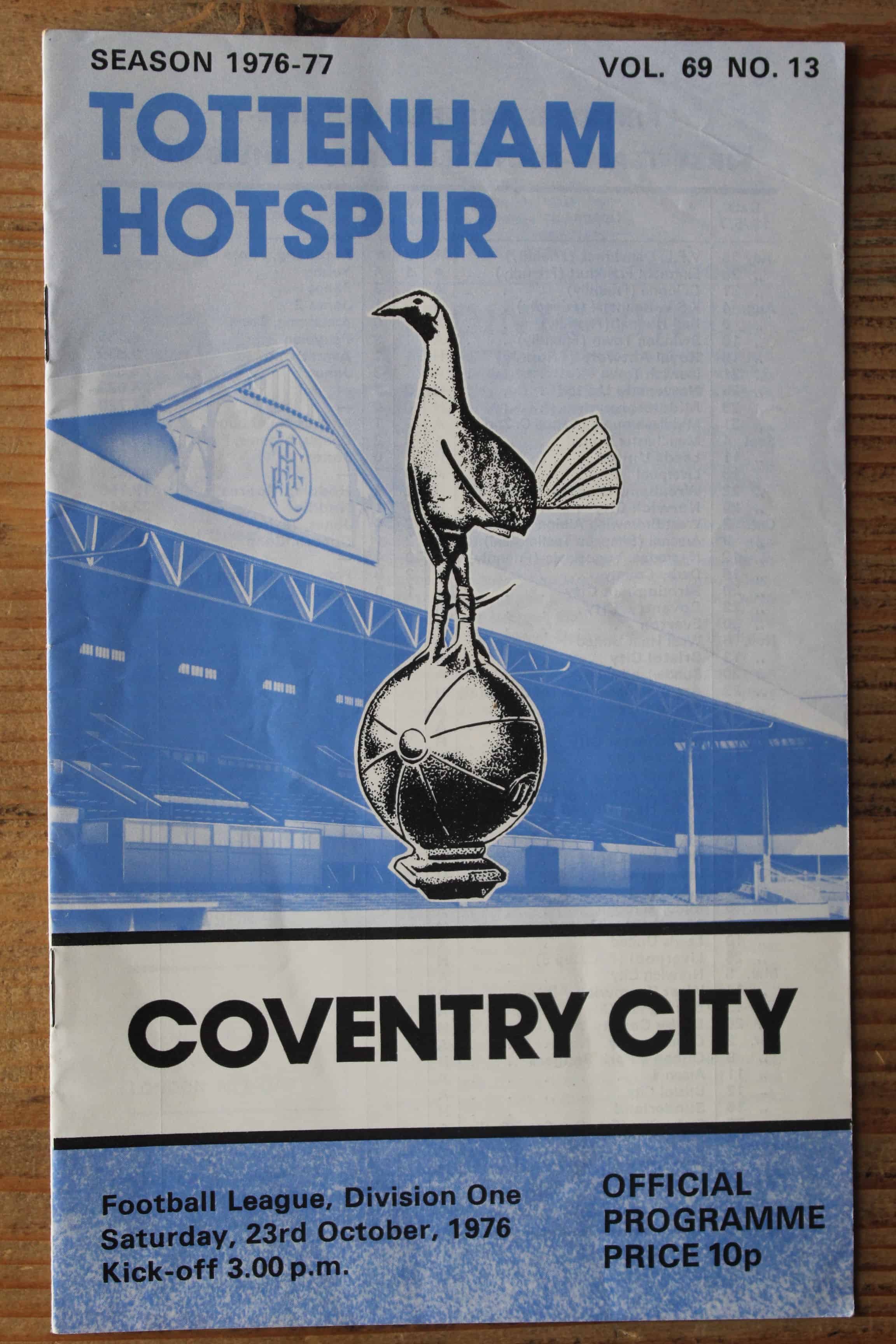 Tottenham Hotspur FC v Coventry City FC