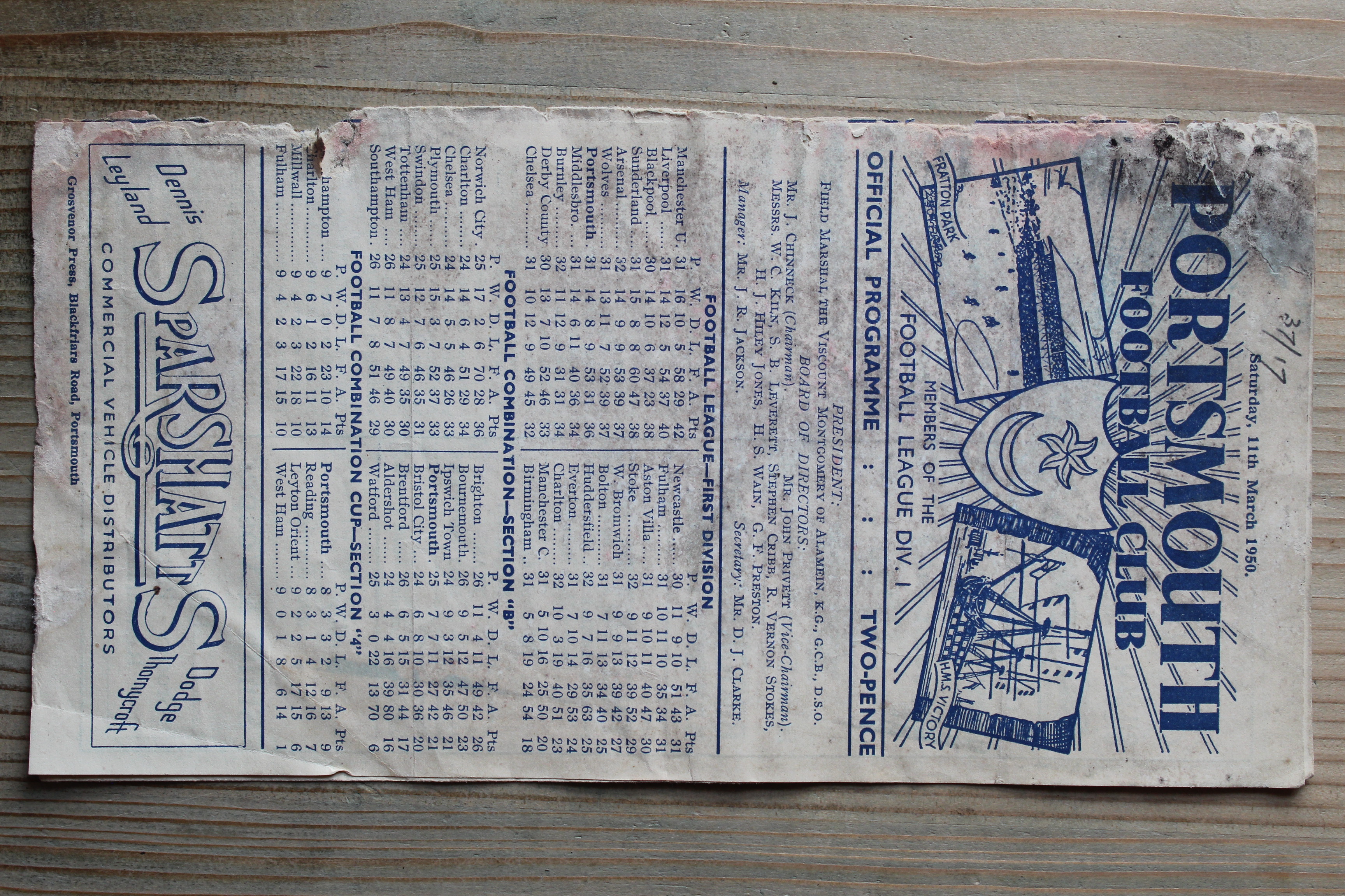 Portsmouth FC v Burnley FC