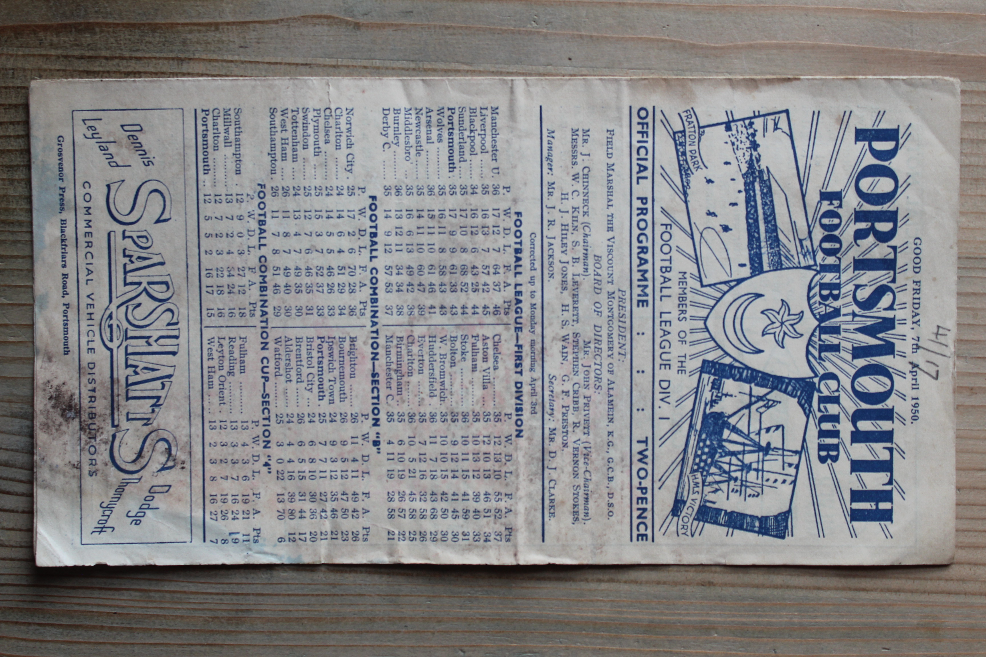 Portsmouth FC v Fulham FC