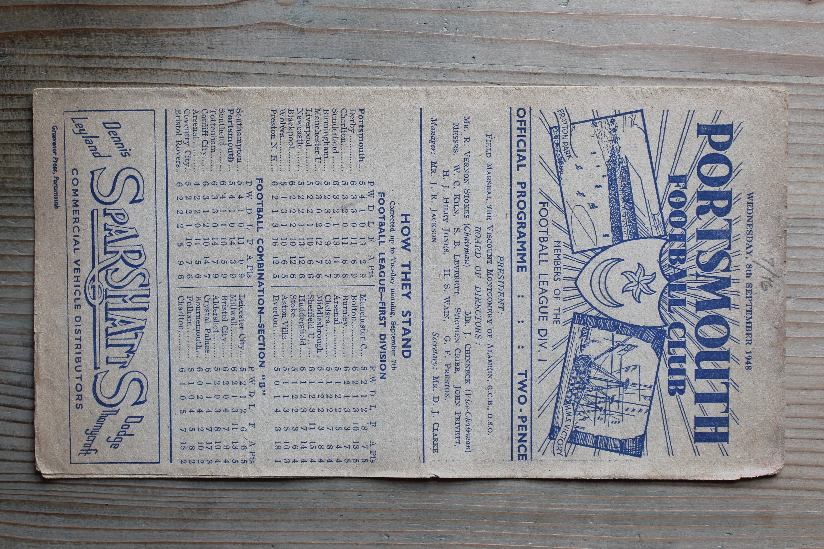 Portsmouth FC v Middlesbrough FC