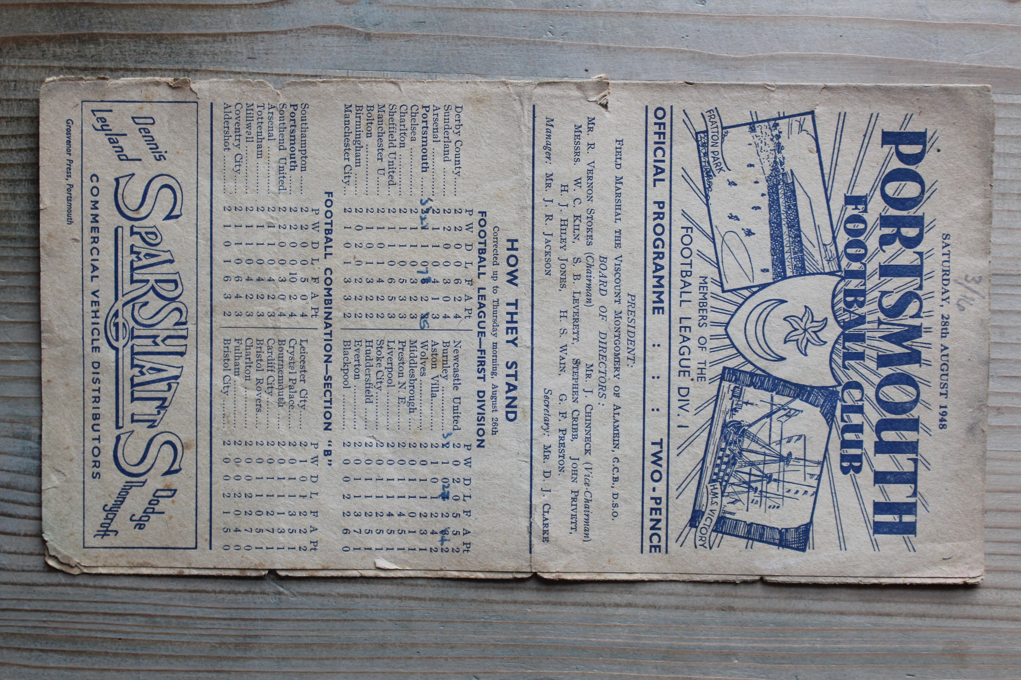 Portsmouth FC v Burnley FC