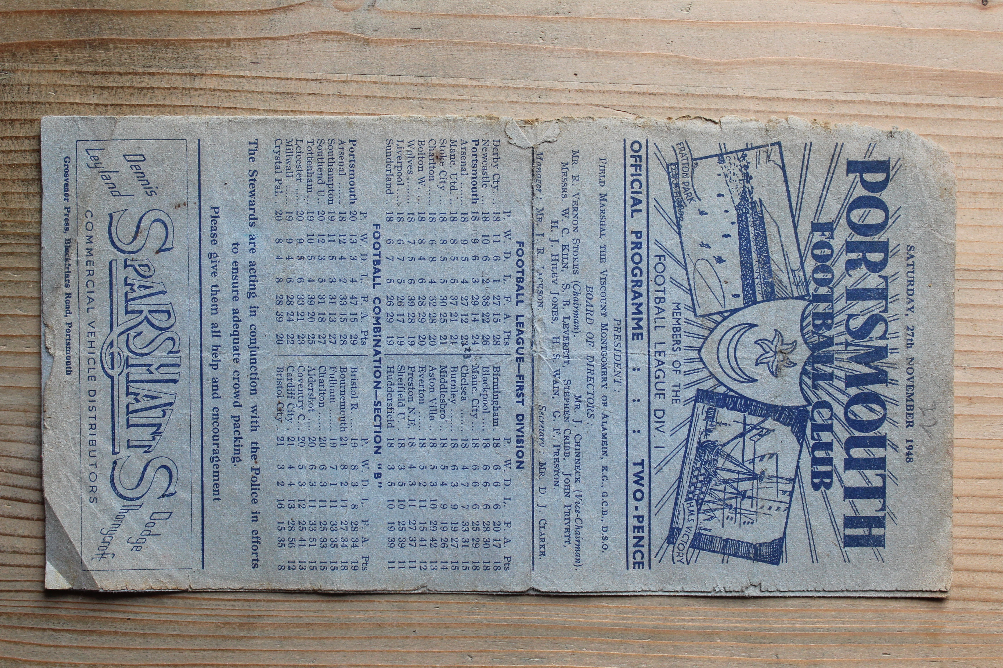 Portsmouth FC v Arsenal FC