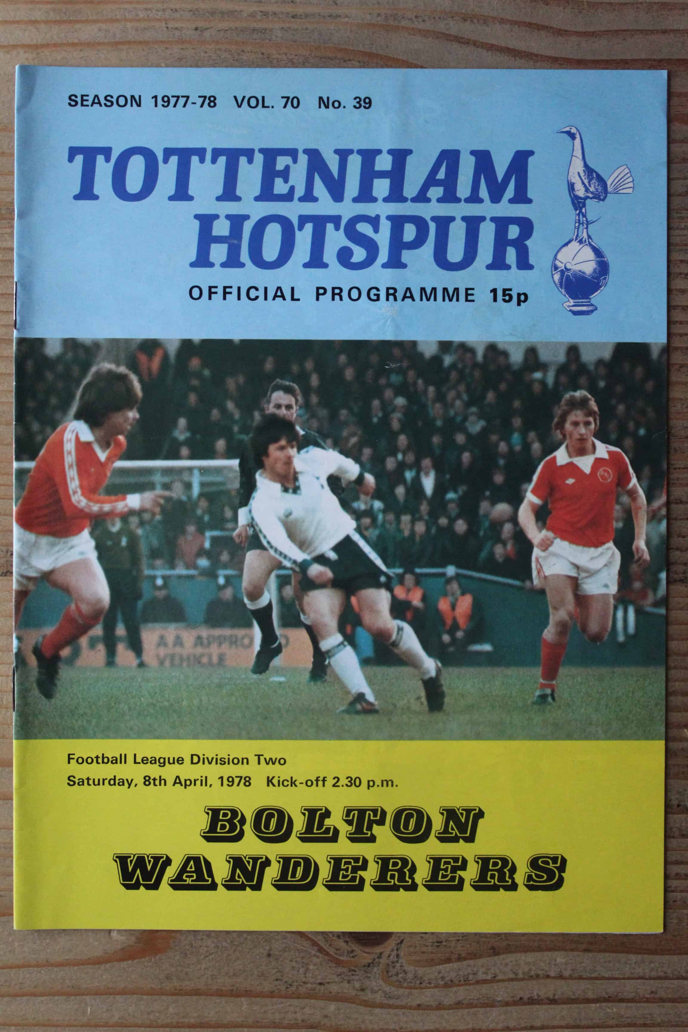 Tottenham Hotspur FC v Bolton Wanderers FC