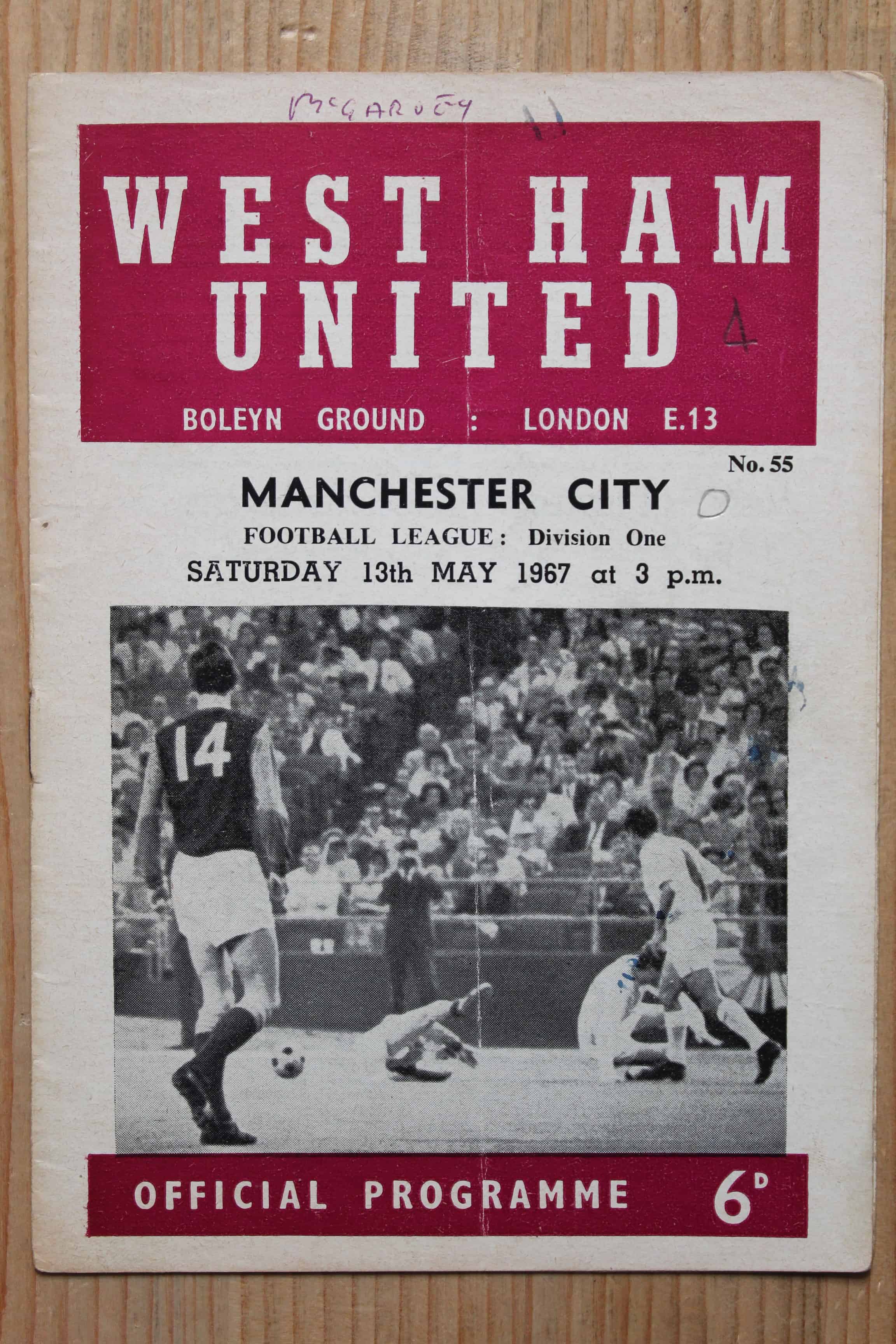 West Ham United FC v Manchester City FC