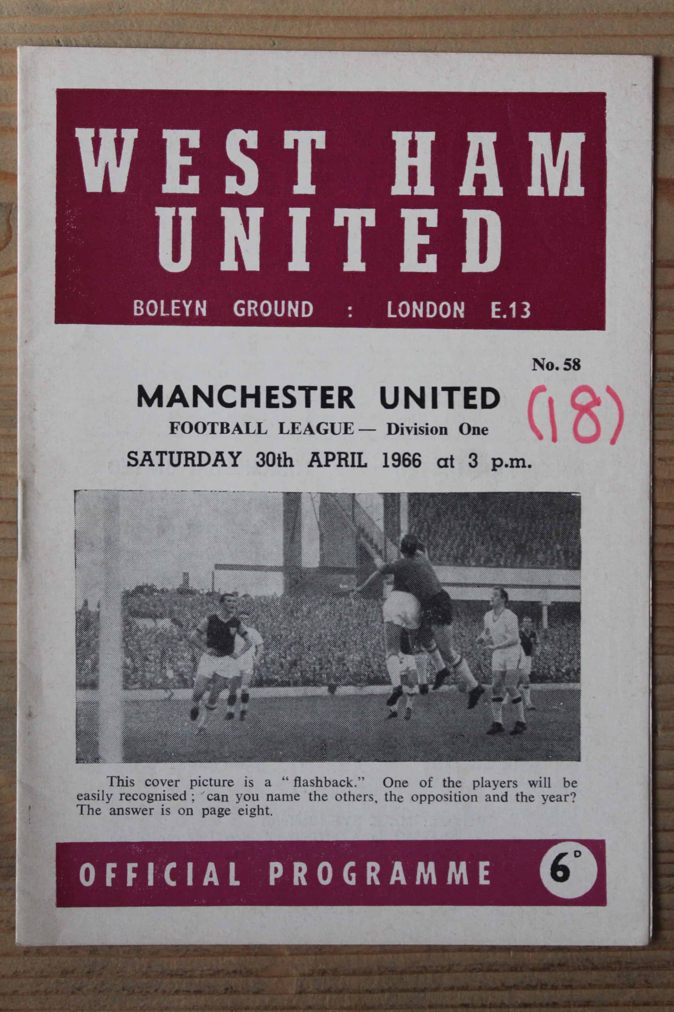 West Ham United FC v Manchester United FC